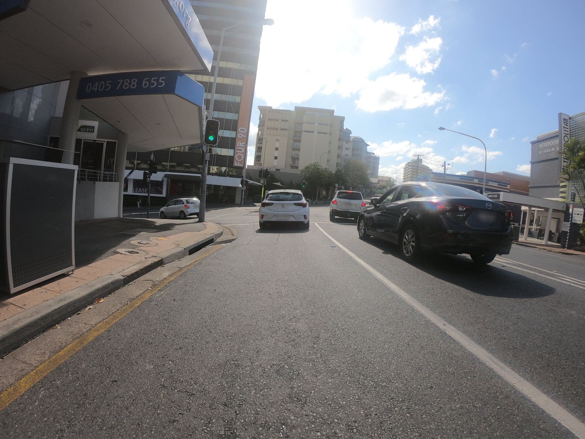 Street view near The Metropolitan Spring Hill, Spring Hill — © eneerhut (CC BY-SA · Mapillary)