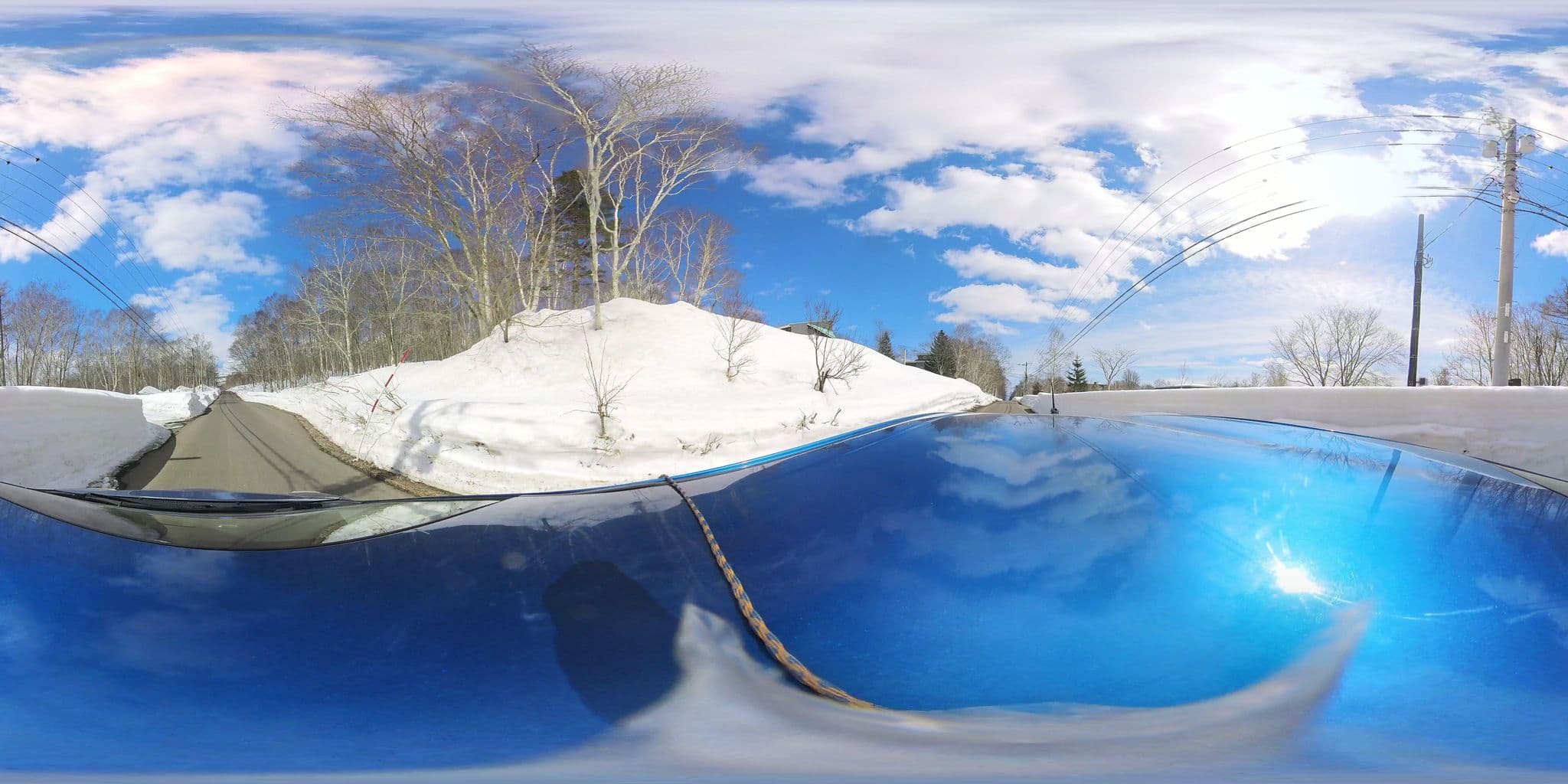 Street view near Lodge Mokoro, Niseko
