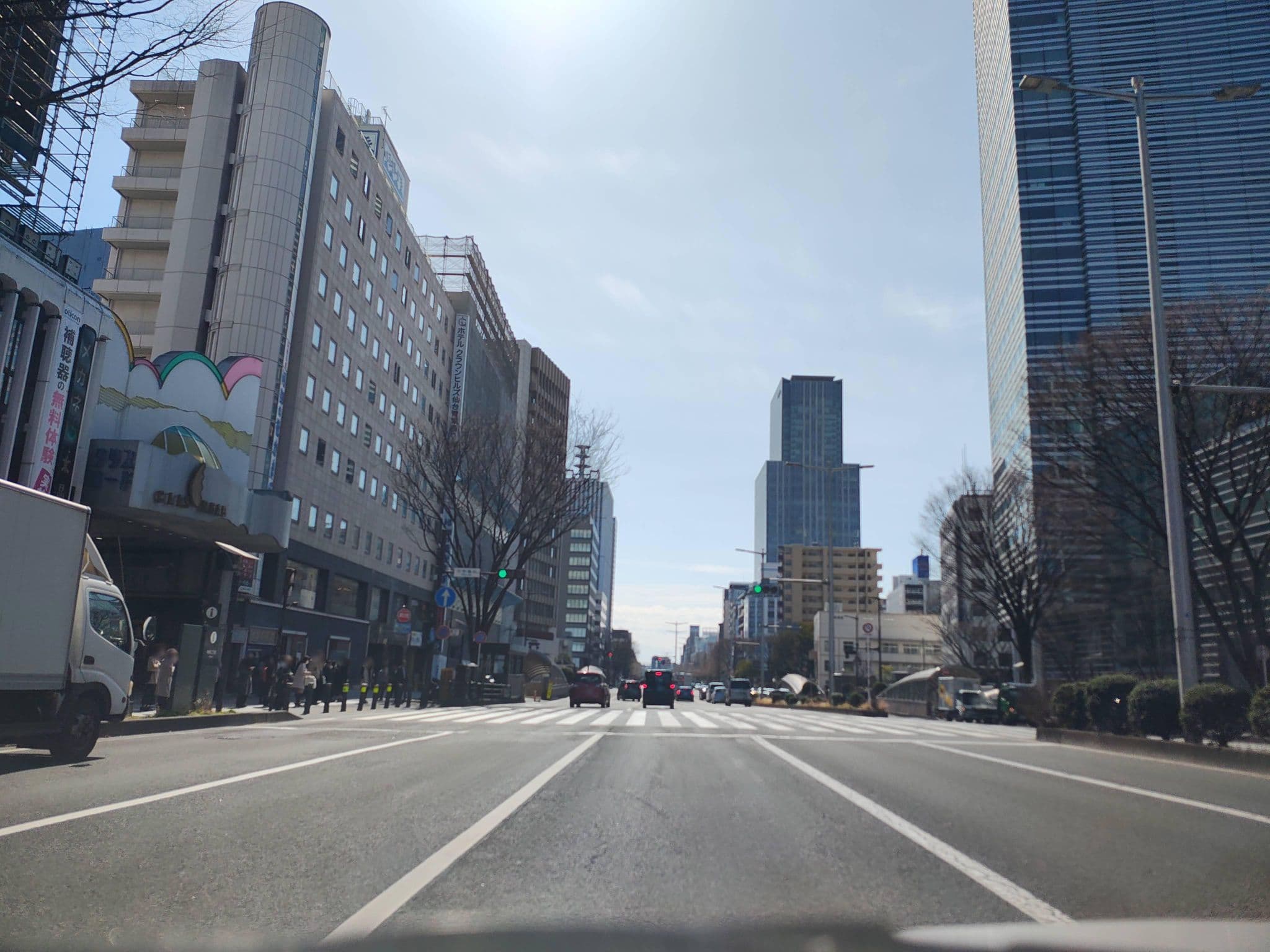 Street view near HOTEL Premium Green HILLS, Sendai — © bunpai (CC BY-SA · Mapillary)