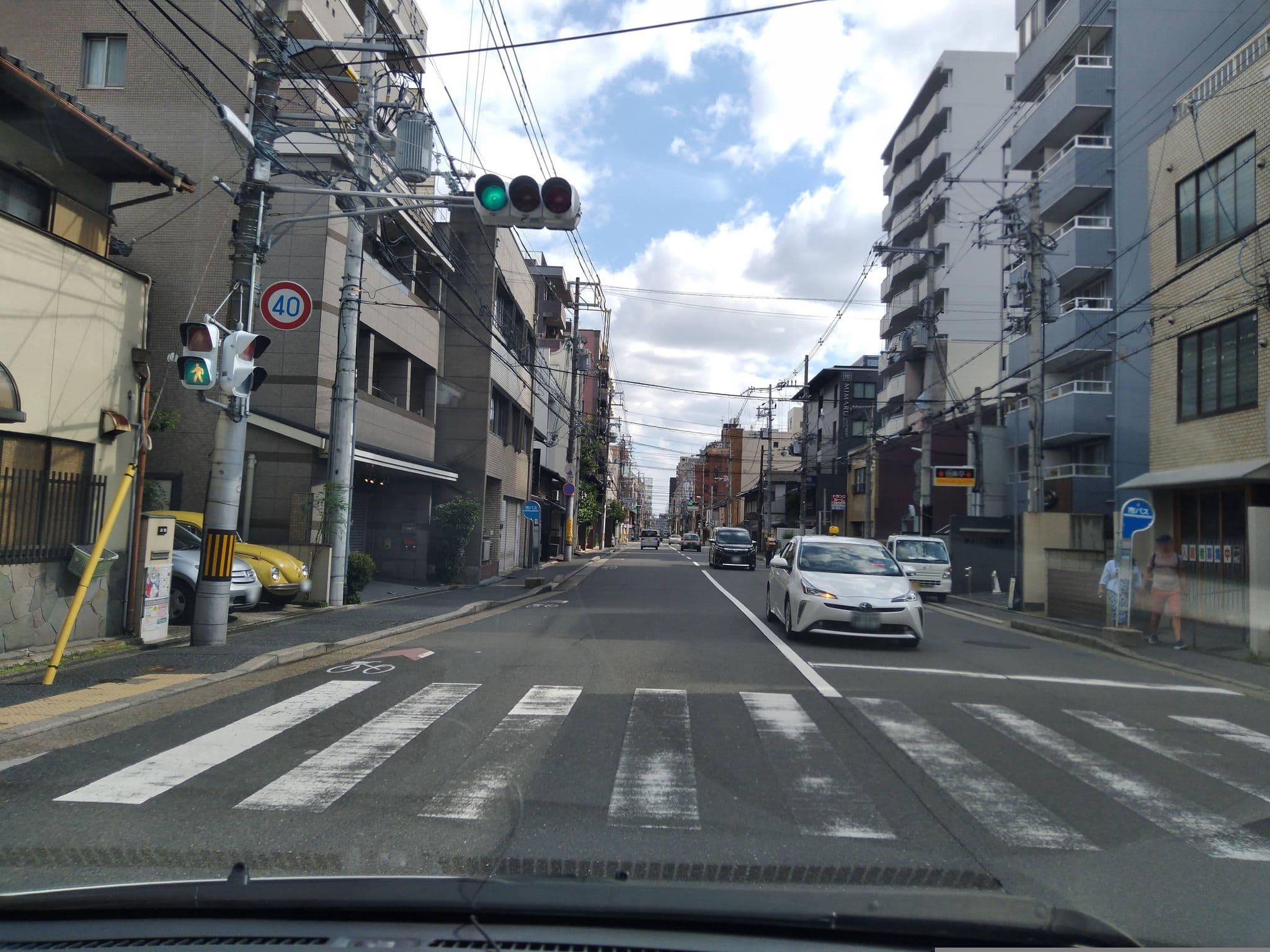 Street view near Guesthouse Origami, Kyoto