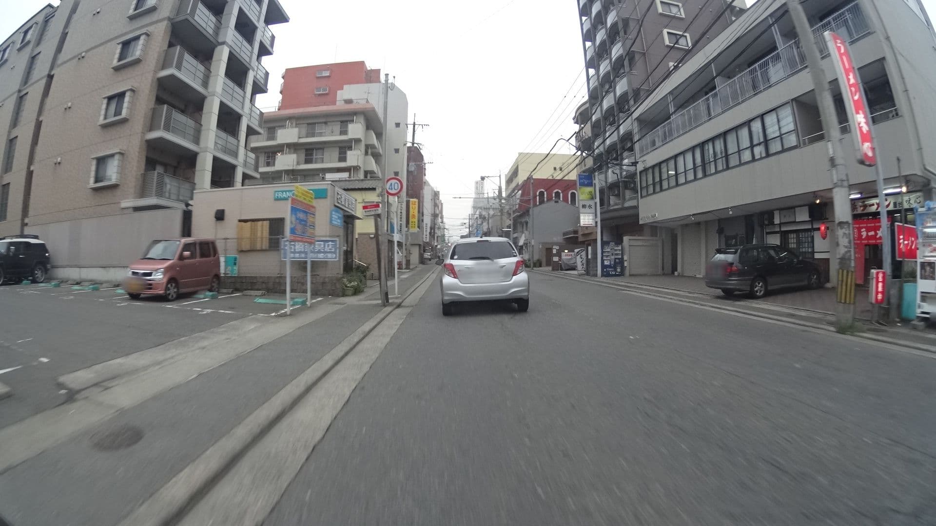 Street view near Weekly Inn南福岡, Ōnojō — © yasunari (CC BY-SA · Mapillary)