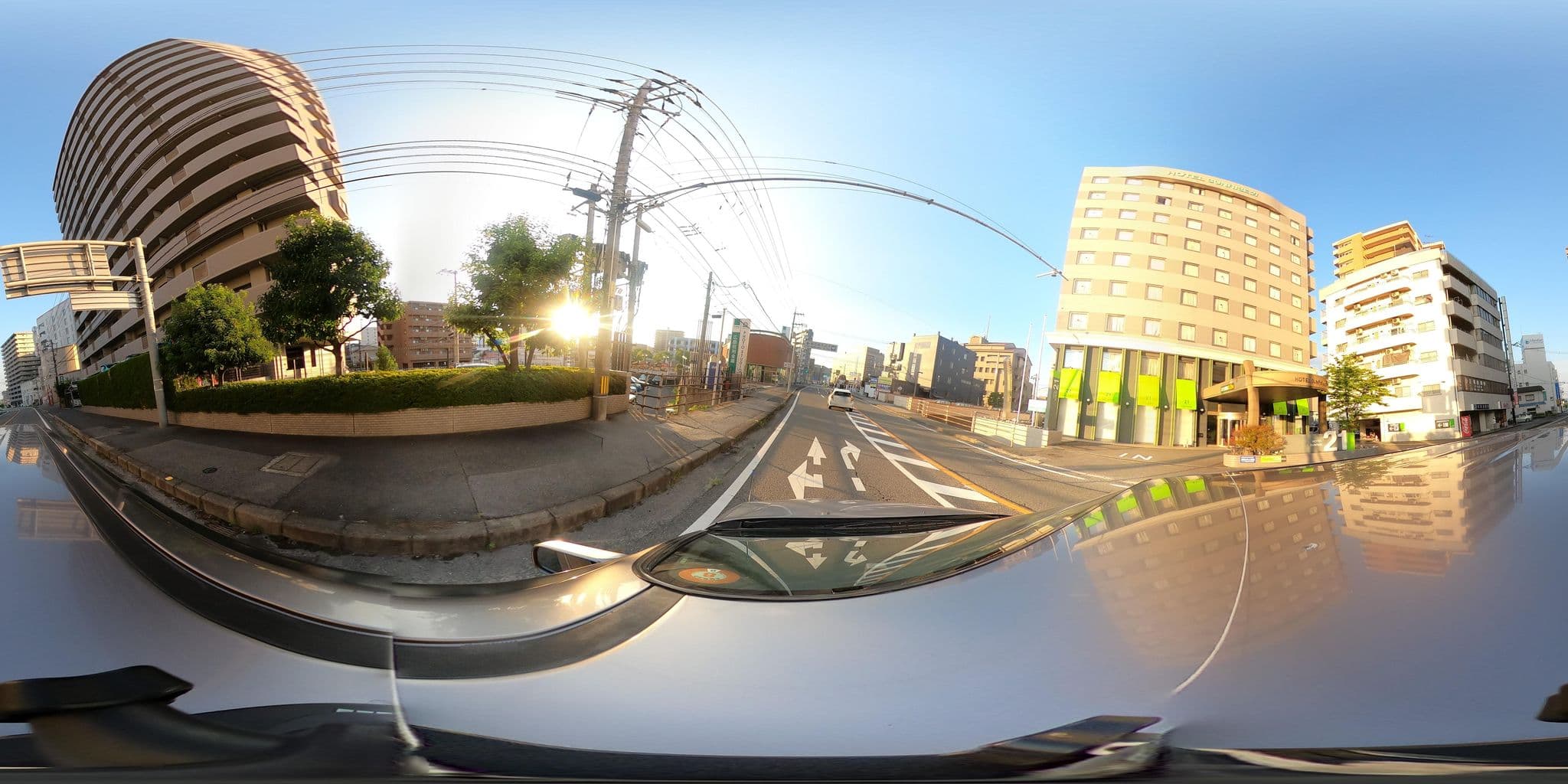 Street view near ホテルサンライズ21, Higashihiroshima — © castletrain (CC BY-SA · Mapillary)
