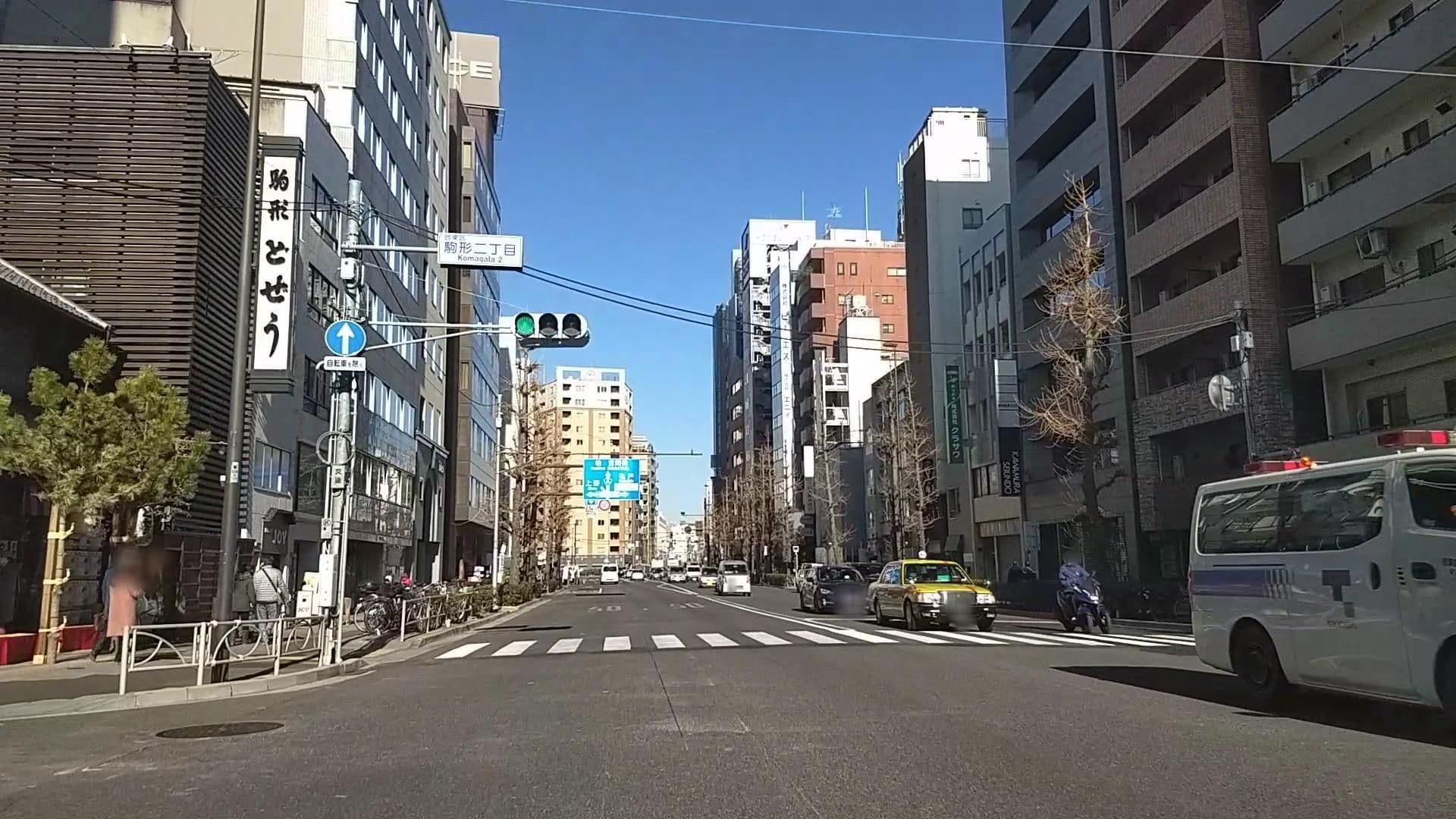 Street view near Asakusa Hotel Hatago, Kuramae — © drivephotograph (CC BY-SA · Mapillary)