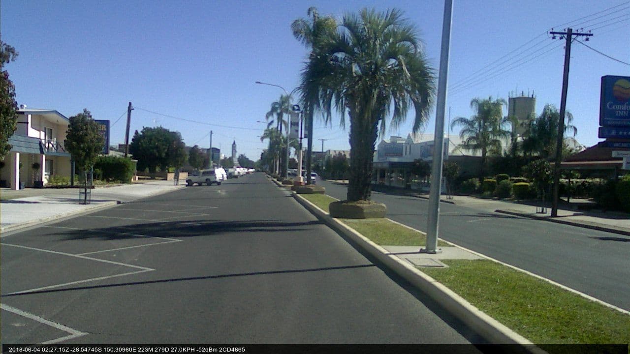 Street view near Border Motel, Goondiwindi — © bob3bob3 (CC BY-SA · Mapillary)