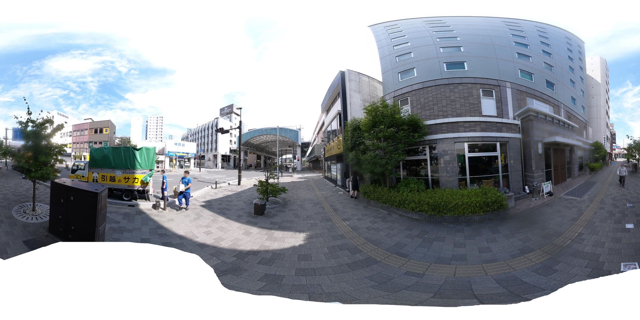 Street view near Tottori Green Hotel Morris, Tottori-shi — © okadatsuneo (CC BY-SA · Mapillary)