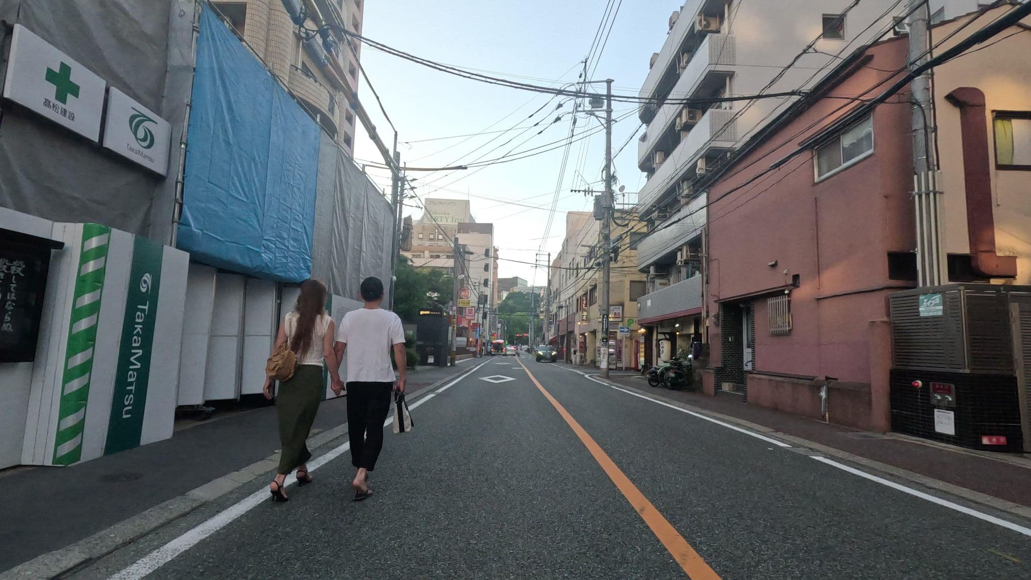 Street view near Business One Tenjin, Fukuoka — © alt9800 (CC BY-SA · Mapillary)