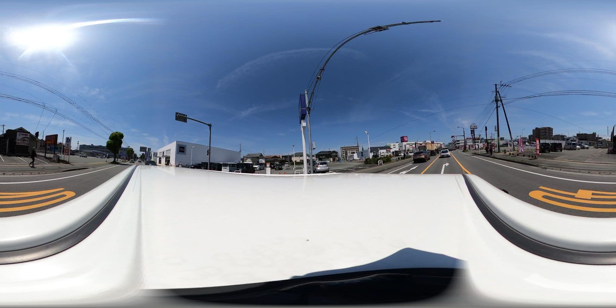 Street view near you me mall, Okino — © kojiroucircle (CC BY-SA · Mapillary)