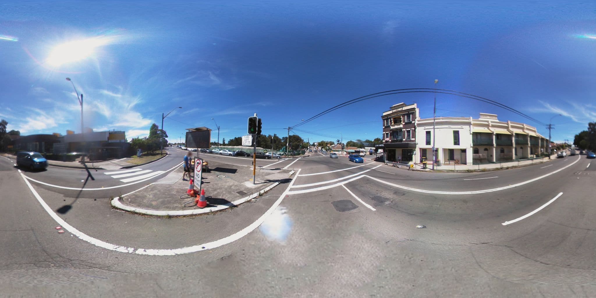 Street view near Town and Country Hotel, Saint Peters — © aharvey (CC BY-SA · Mapillary)