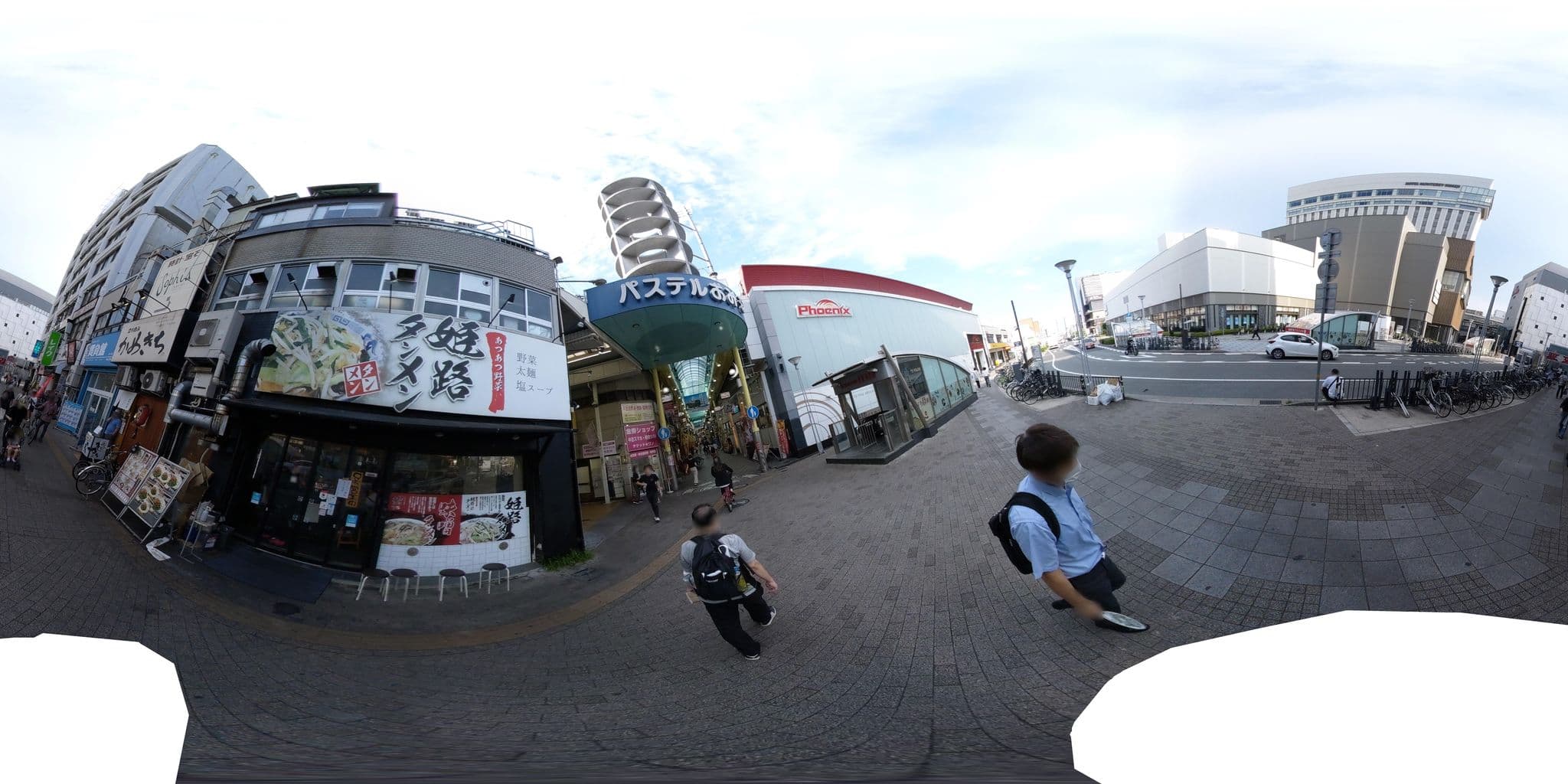 Street view near Tabist カプセルホテルAPODS姫路駅前, Himeji — © okadatsuneo (CC BY-SA · Mapillary)