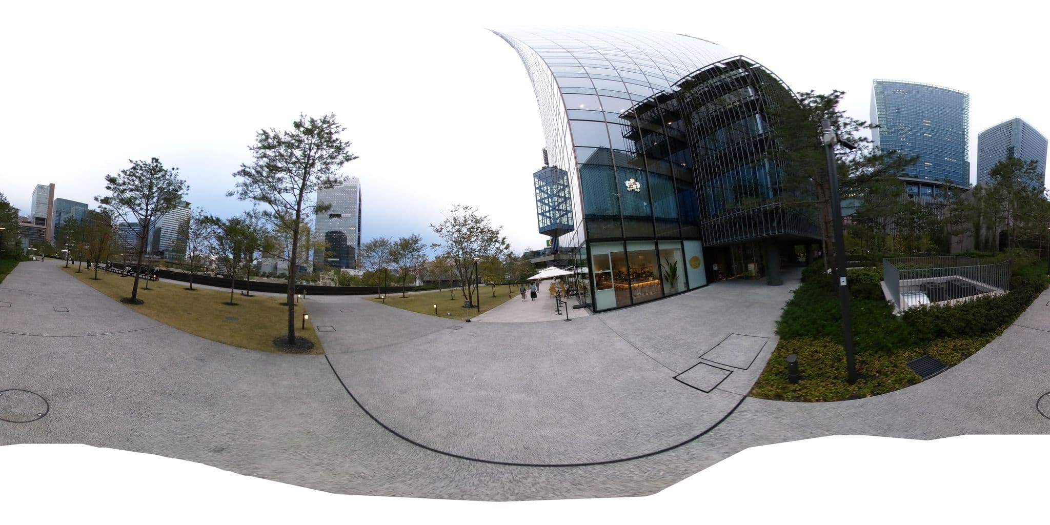 Street view near Canopy by Hilton Osaka Umeda, Umeda — © okadatsuneo (CC BY-SA · Mapillary)