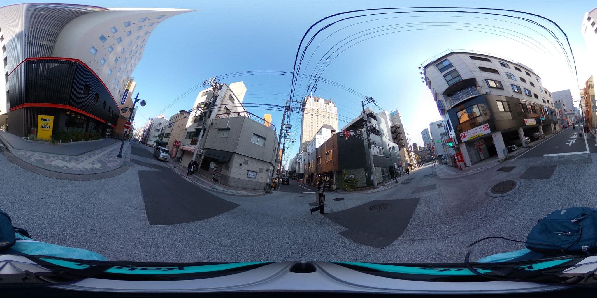 Street view near Smile Hotel, Hiroshima — © nmaruichi (CC BY-SA · Mapillary)