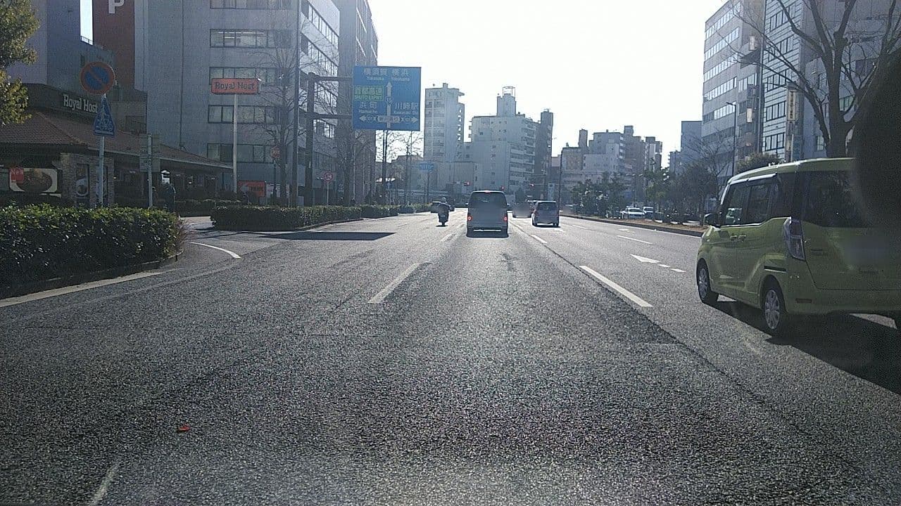 Street view near Hotel Silk, Kawasaki — © kojiroucircle (CC BY-SA · Mapillary)