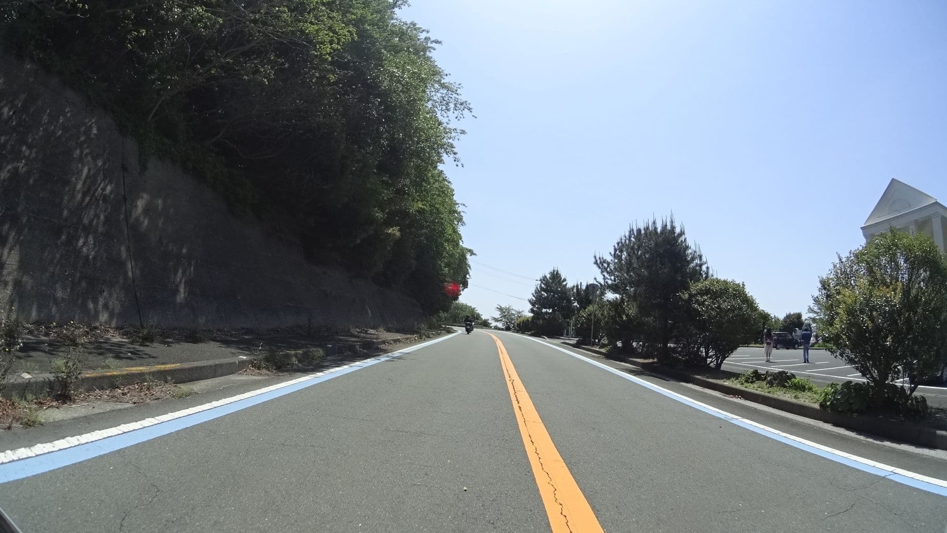 Street view near sleeping possibility inside, and toilets. probably not legal, but doable., Ikatagoshi — © yasunari (CC BY-SA · Mapillary)