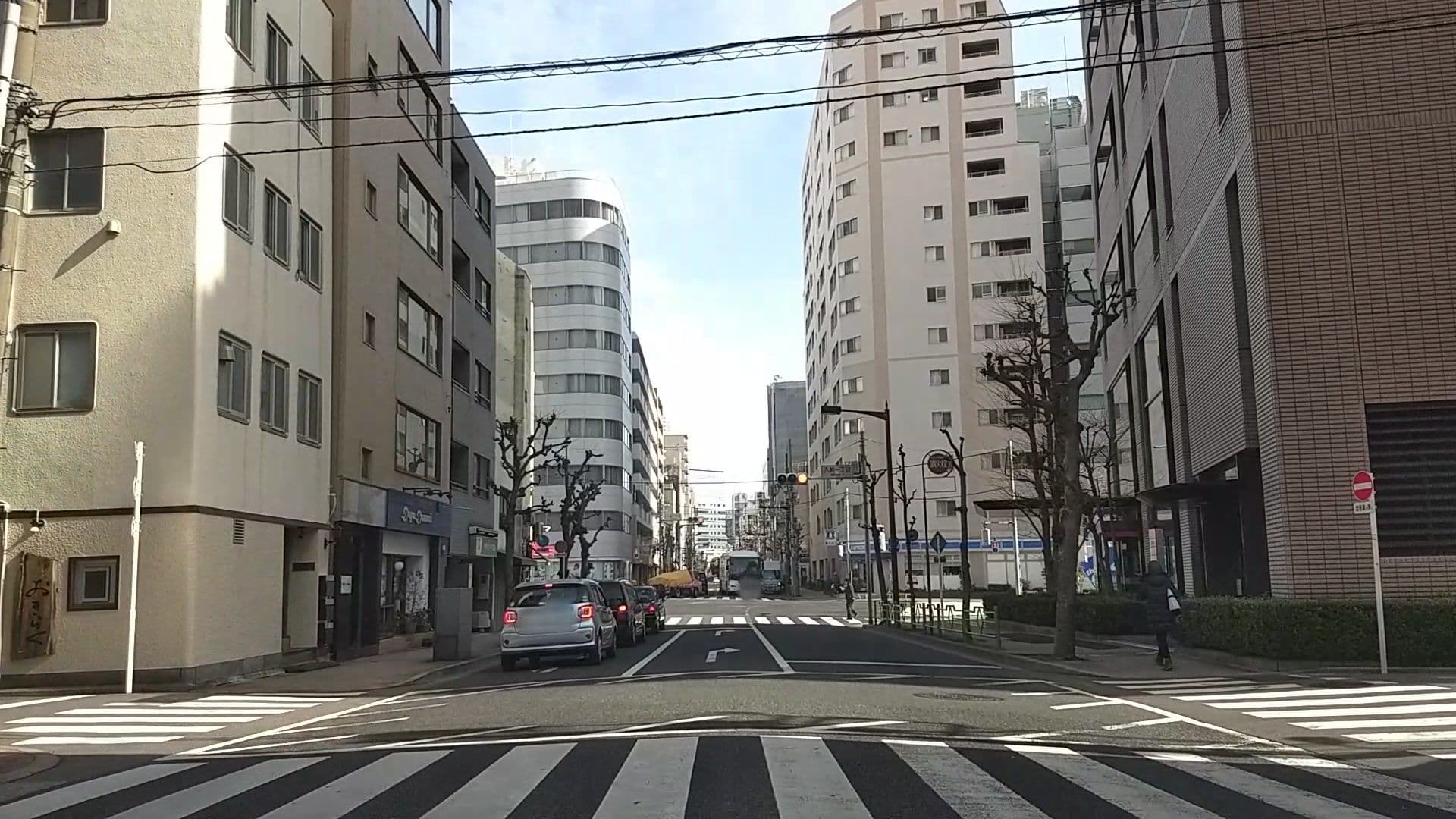 Street view near APA Hotel Hatchobori Eki Minami, Hatchōbori — © drivephotograph (CC BY-SA · Mapillary)