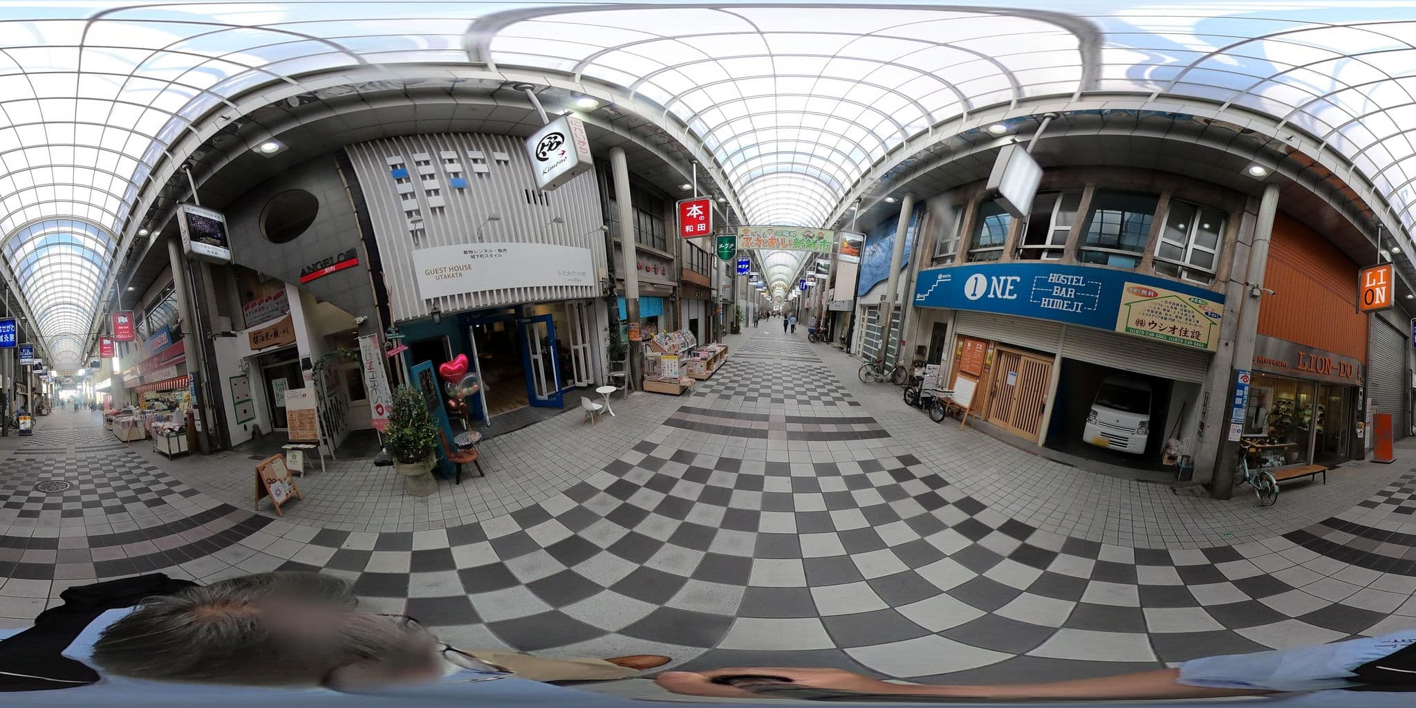 Street view near ONE HOSTEL Himeji, Himeji — © harimawood (CC BY-SA · Mapillary)