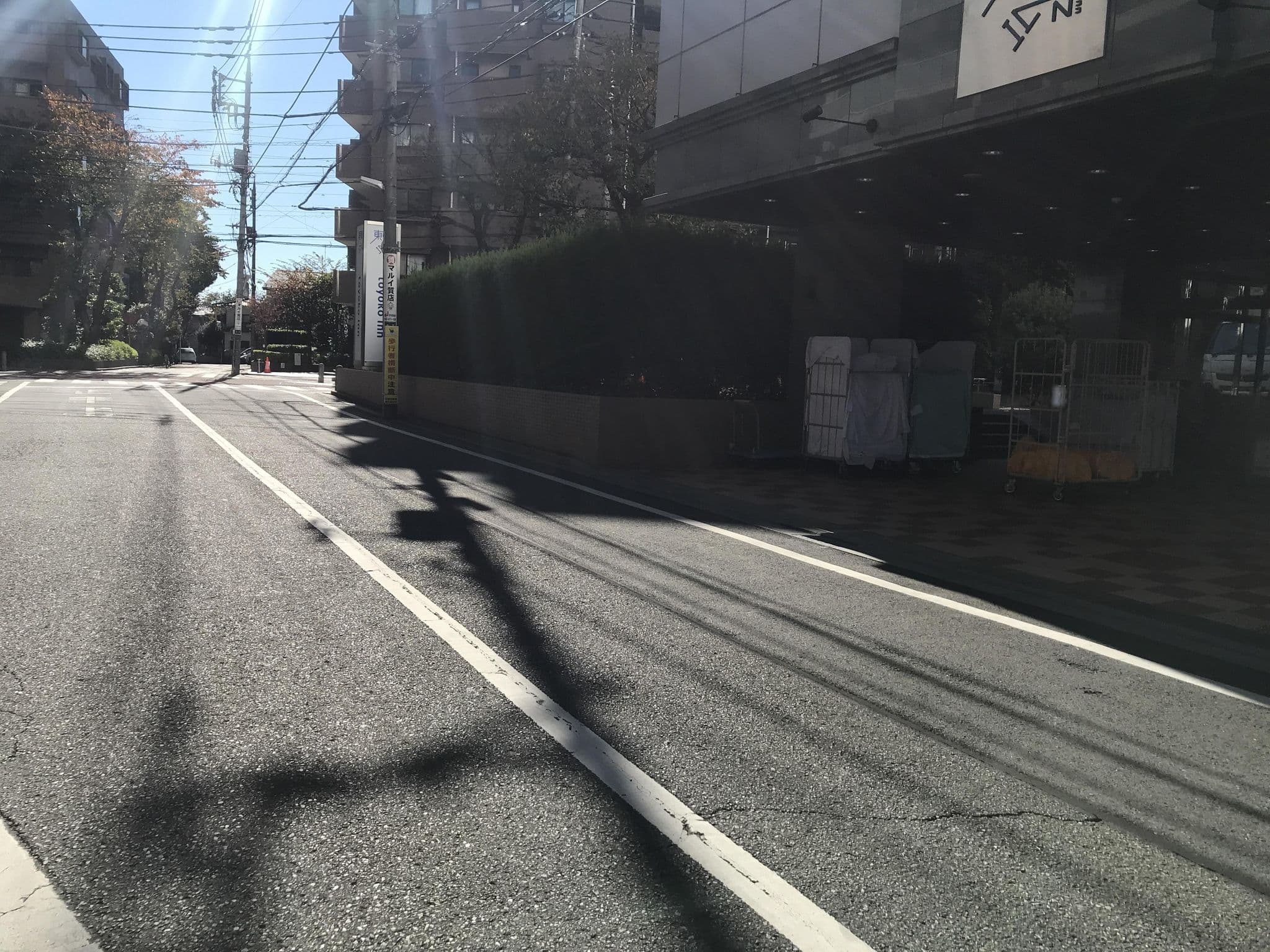 Street view near 東横INN 西武池袋線東久留米駅西口, Hibarigaoka — © musashino5 (CC BY-SA · Mapillary)