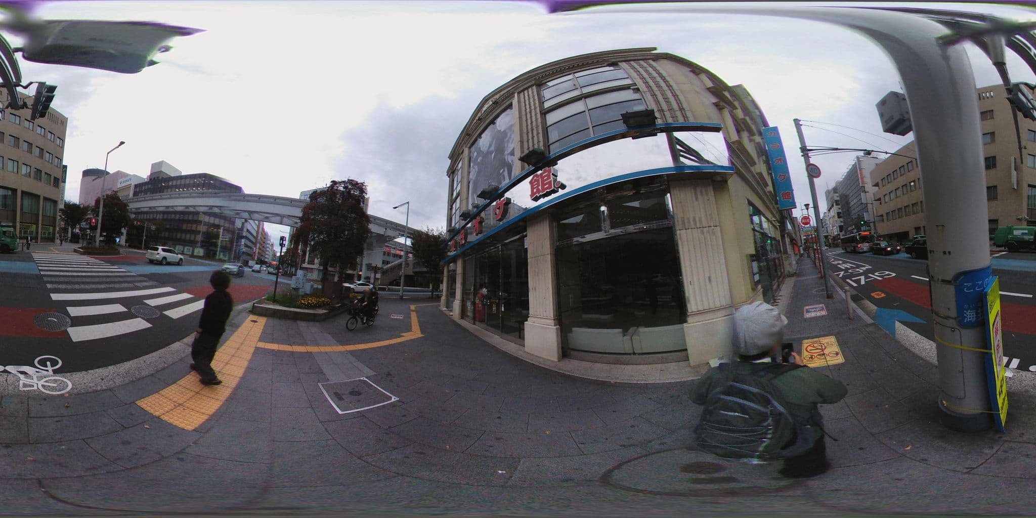 Street view near Daiwa Roynet Hotel, Kitakyushu — © mura (CC BY-SA · Mapillary)