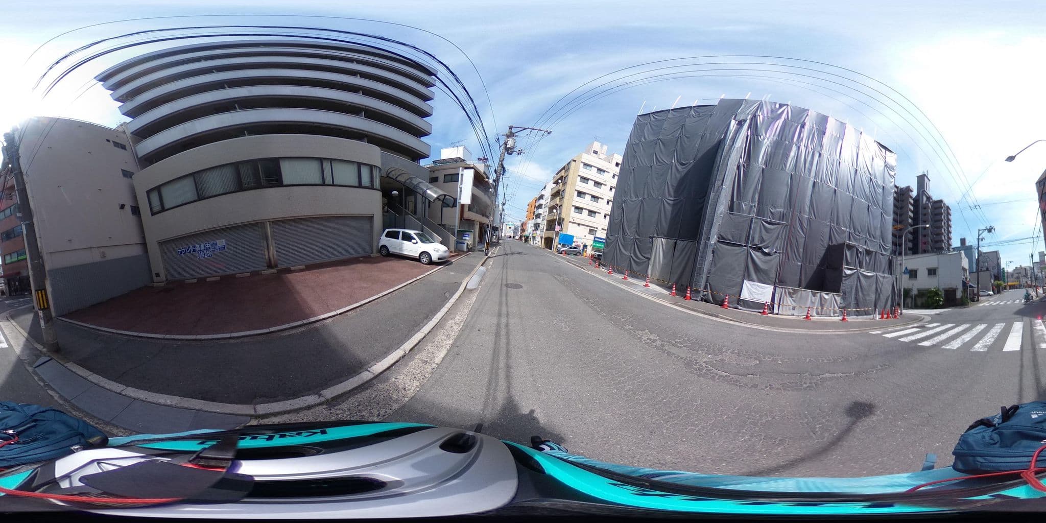 Street view near THE RIVERFRONT RESIDENCE 西広島, Hiroshima — © nmaruichi (CC BY-SA · Mapillary)
