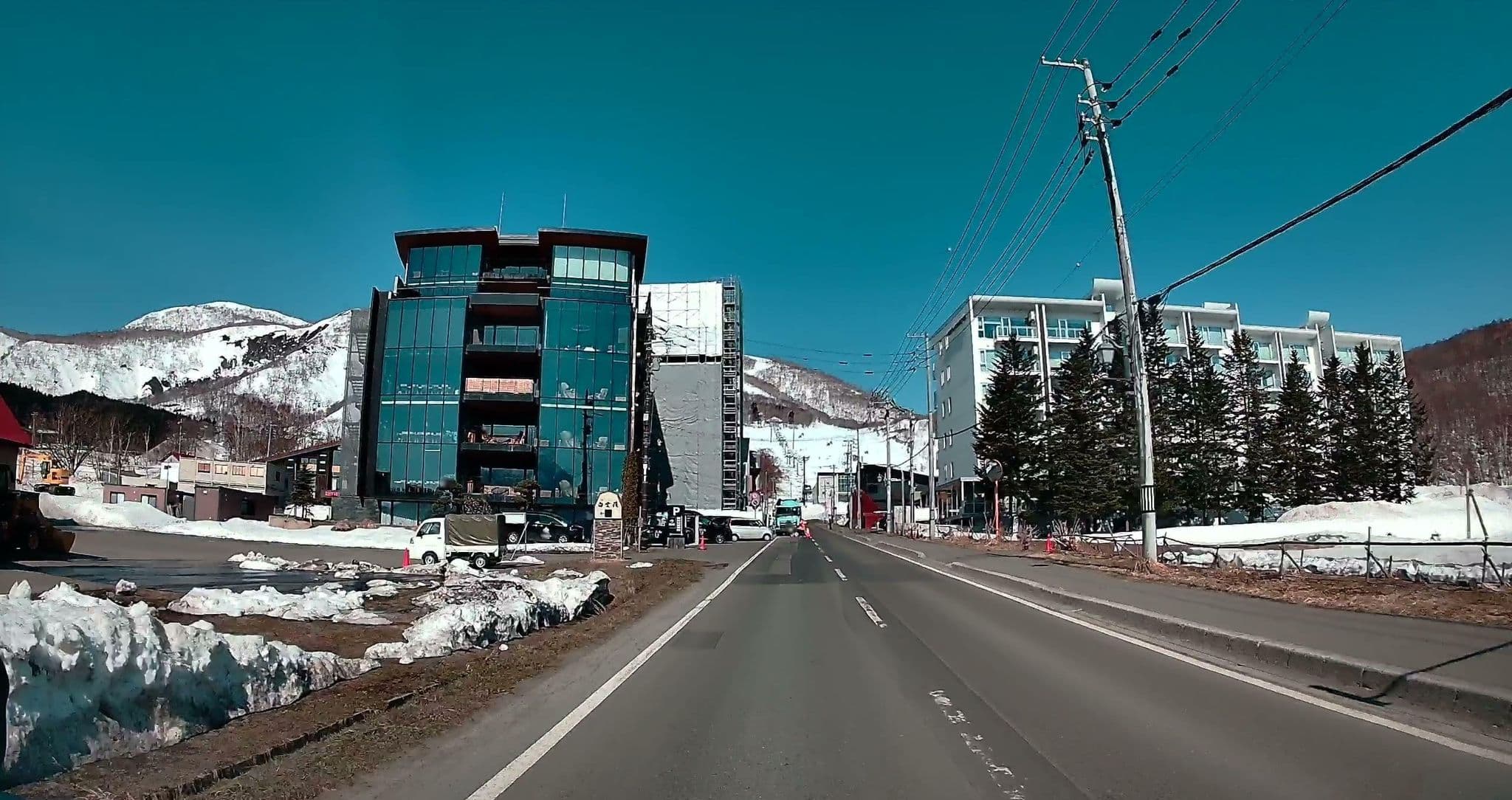 Street view near Hakuunso, Kutchan