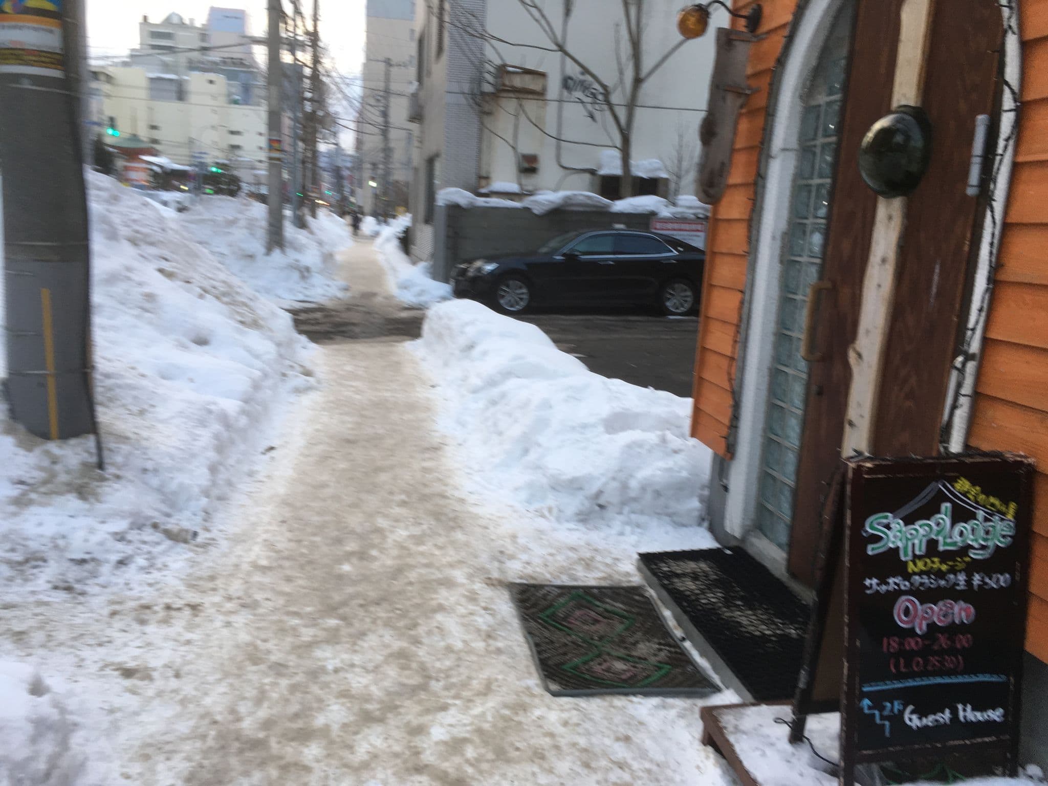 Street view near SappoLodge, Sapporo — © chrisbeddow (CC BY-SA · Mapillary)