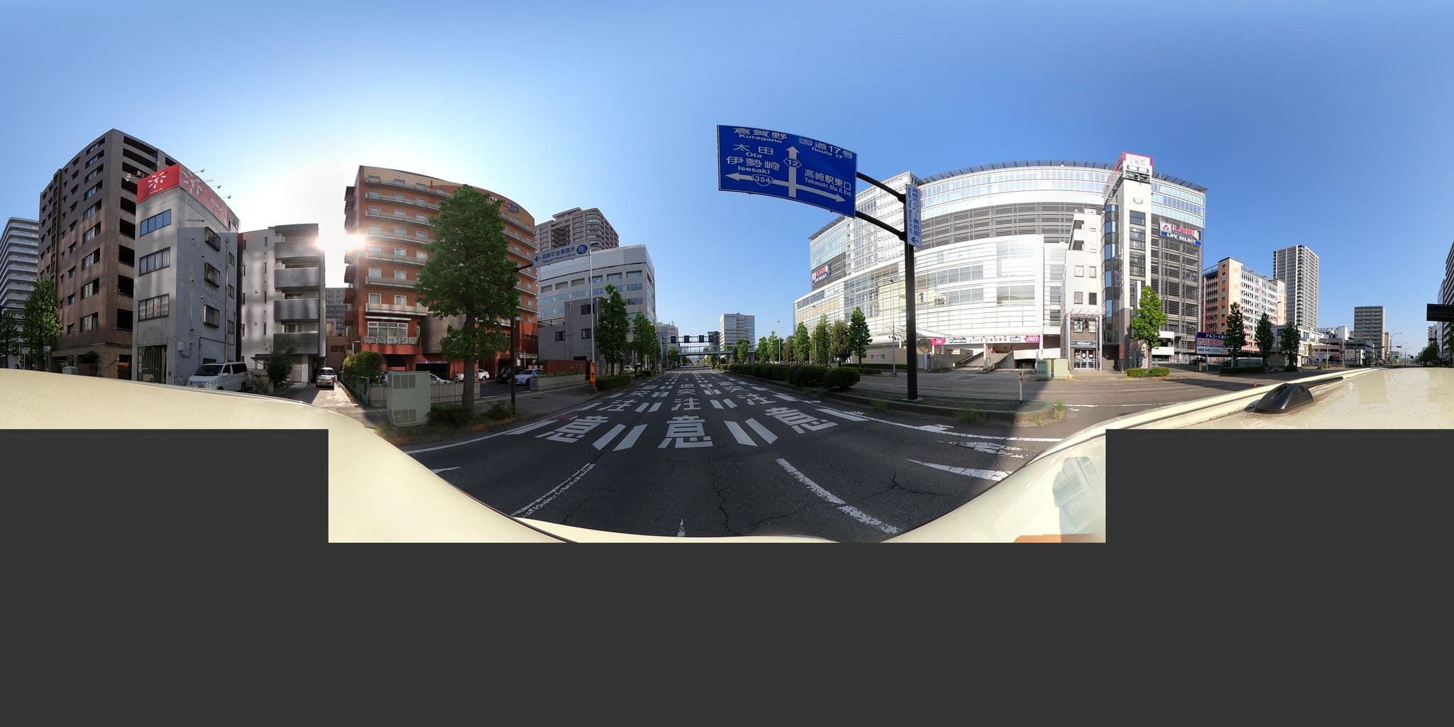 Street view near HOTEL 123, Takasaki — © 24dakenlo (CC BY-SA · Mapillary)