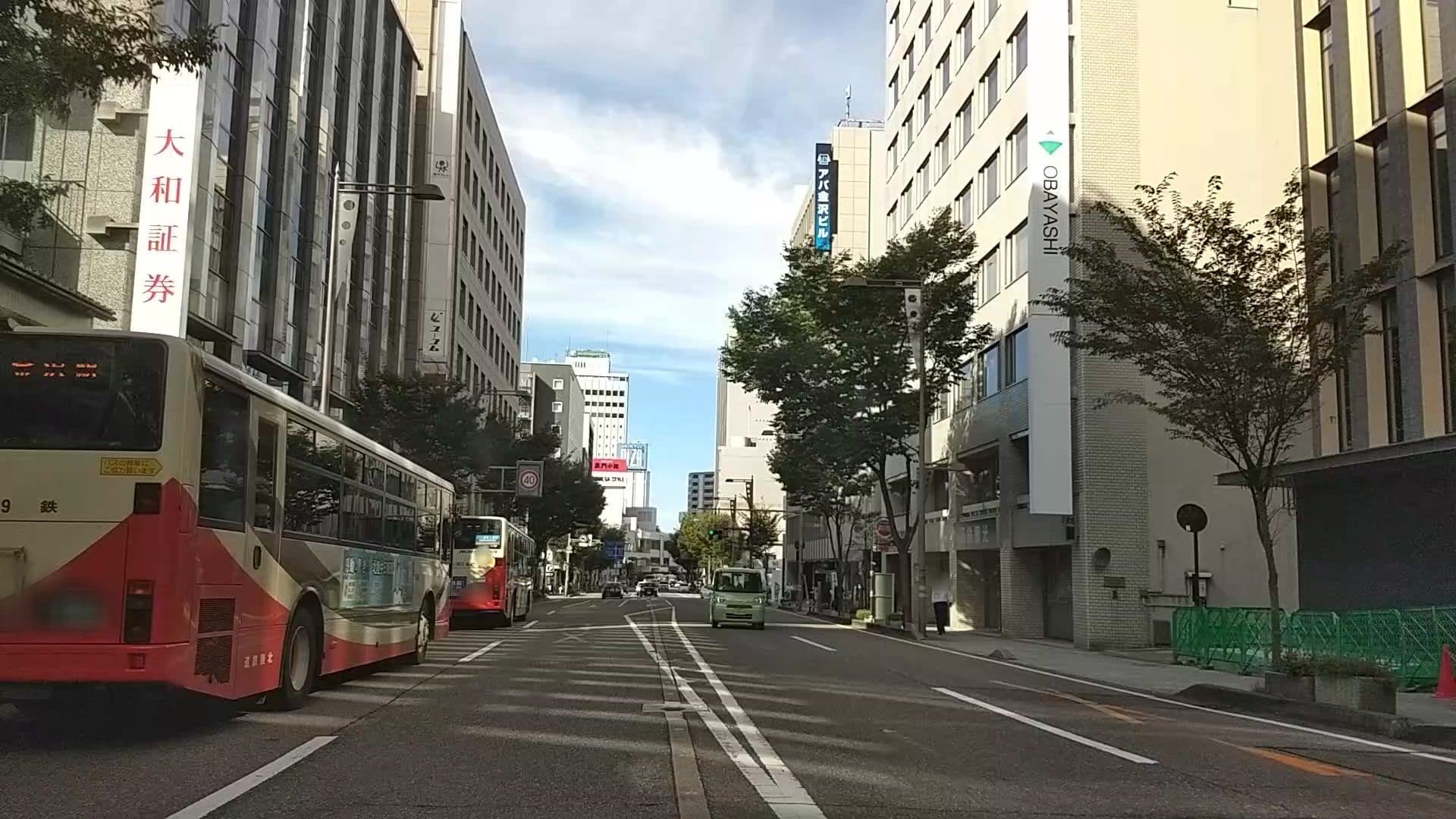 Street view near トリフィート ホテル&ポッド, Kanazawa — © drivephotograph (CC BY-SA · Mapillary)