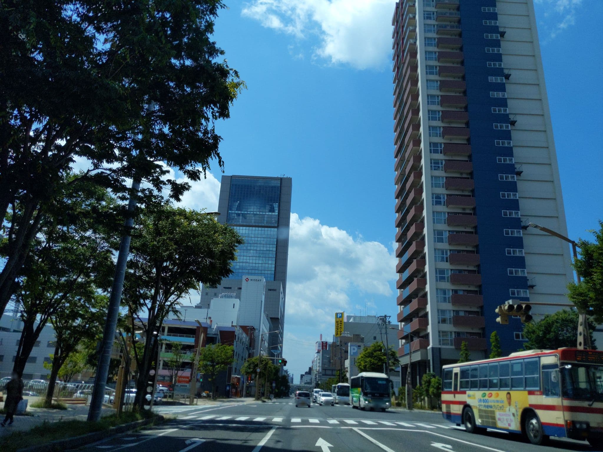Street view near ホテルドーミーインEXPRESS 郡山, Kōriyama — © donuzium (CC BY-SA · Mapillary)