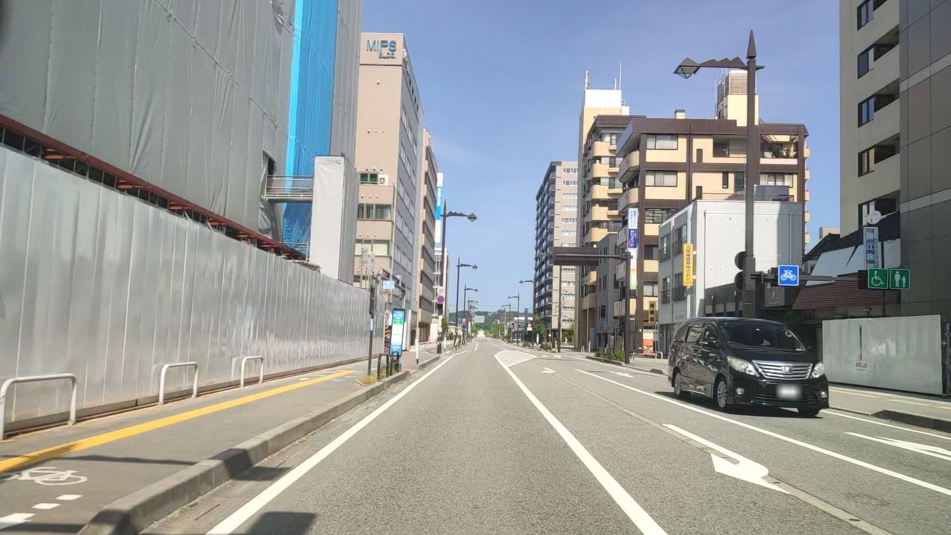Street view near JAL City, Toyama — © drivephotograph (CC BY-SA · Mapillary)