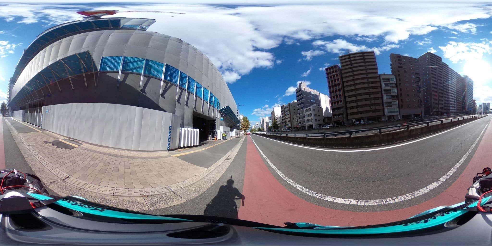 Street view near Hilton Hiroshima, Hiroshima — © nmaruichi (CC BY-SA · Mapillary)