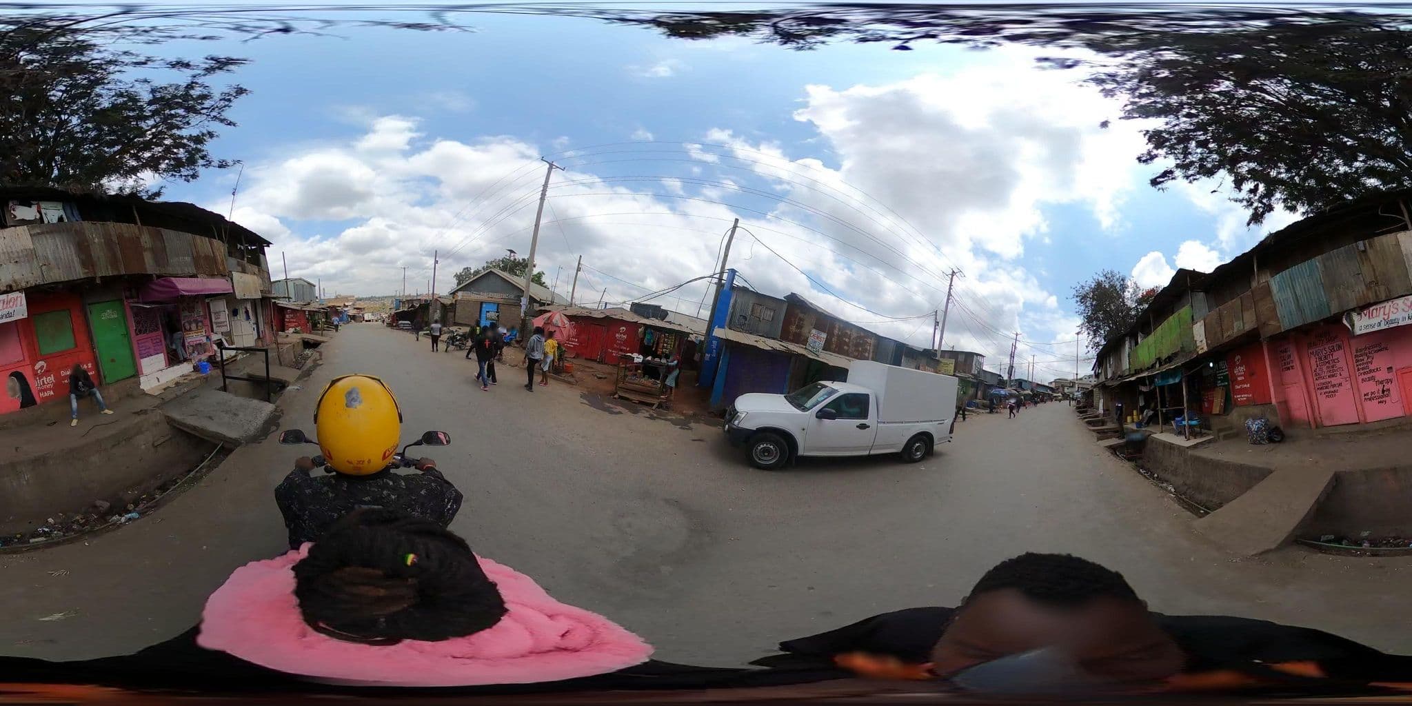 Street view near Community Hotel and Restaurant, Nairobi