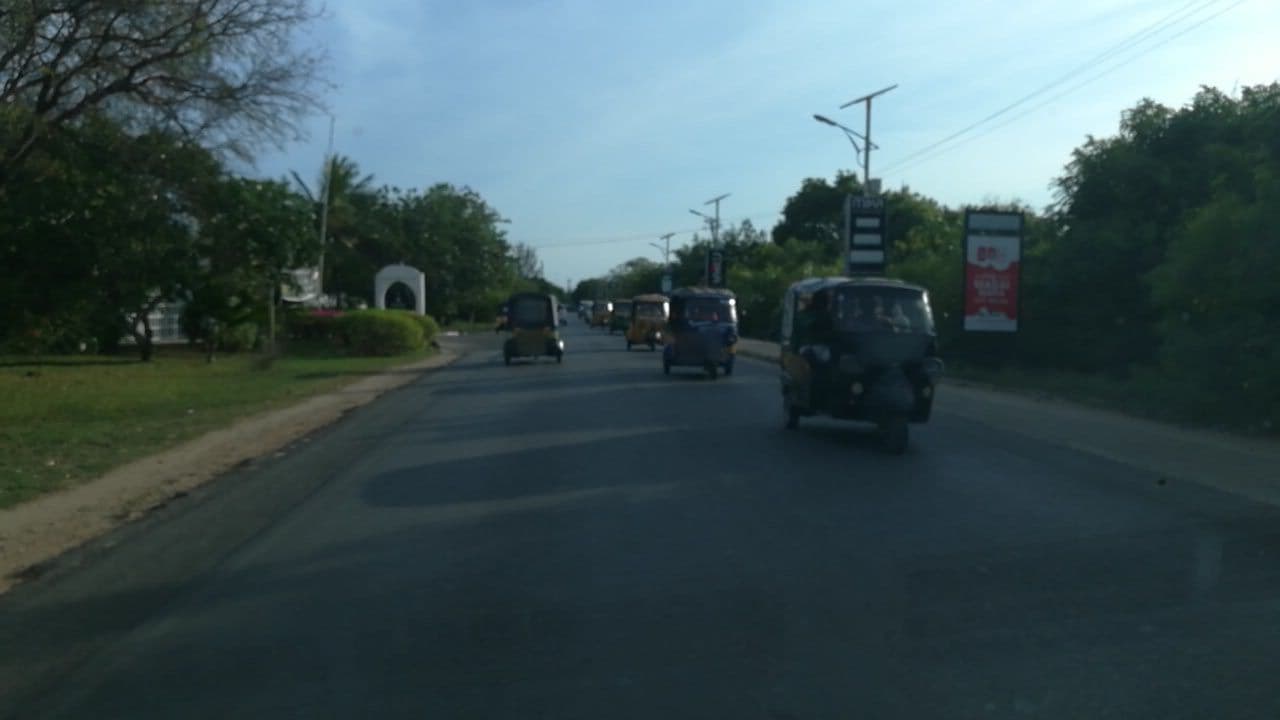 Street view near Kaskazi Beach, Ukunda