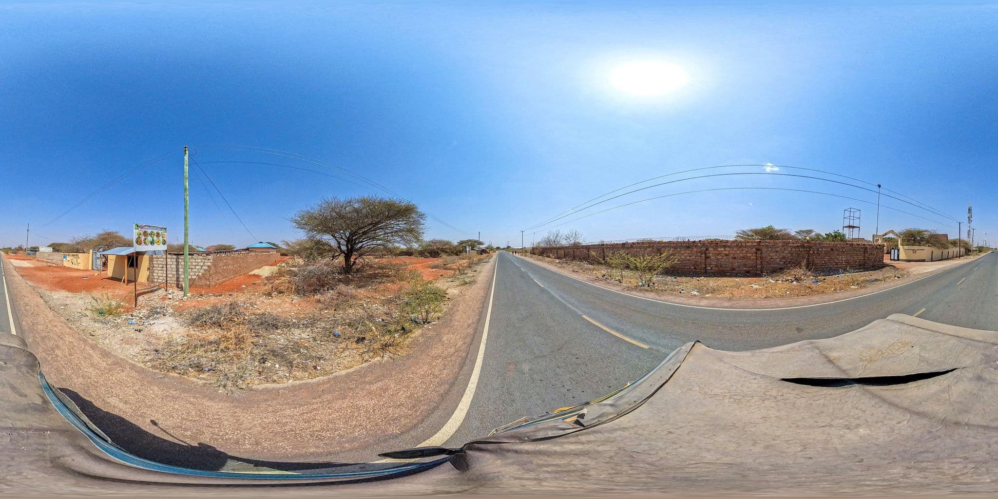 Street view near Hodan Guest House, Wajir — © quantiscale (CC BY-SA · Mapillary)