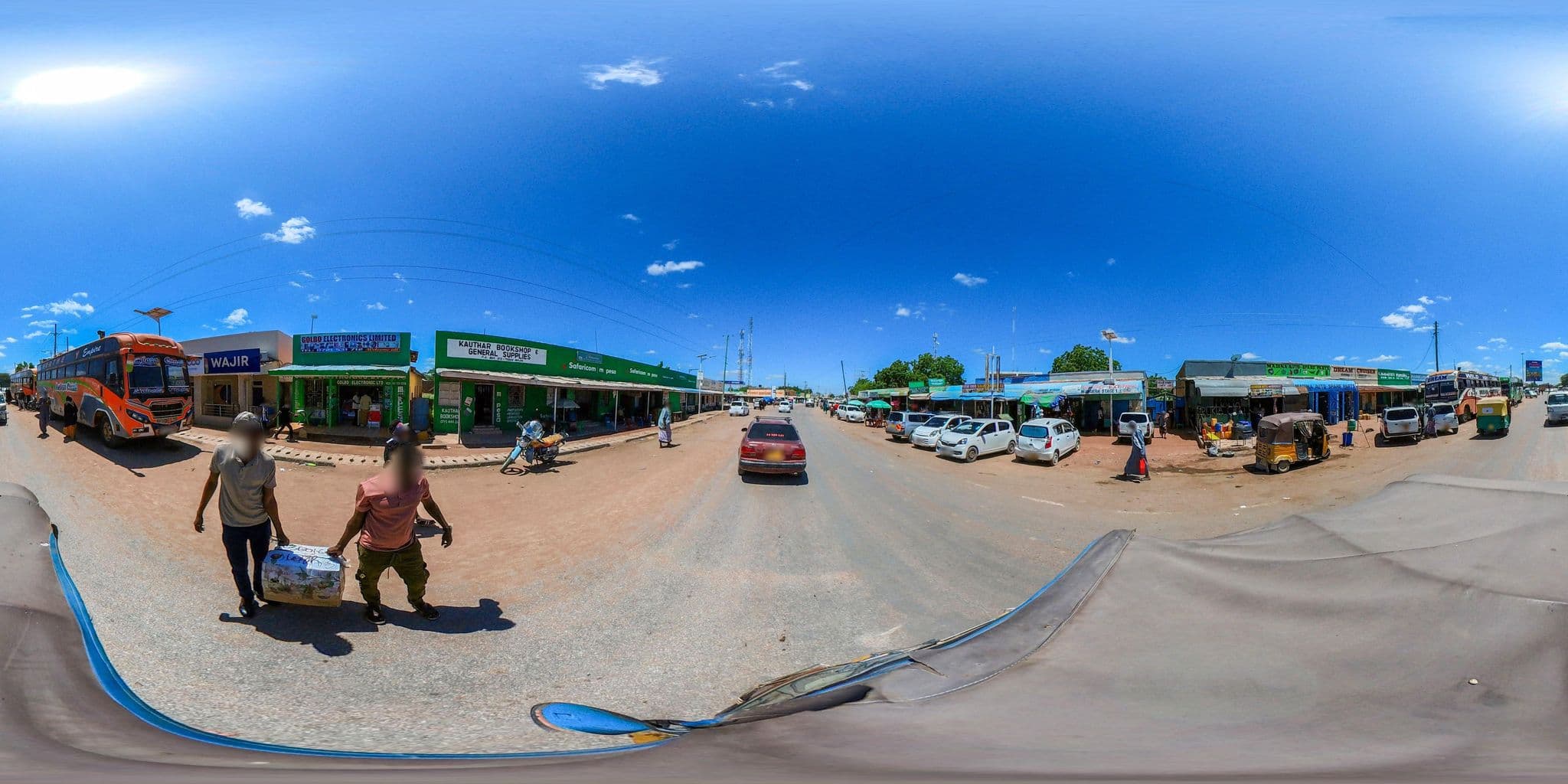 Street view near Al- Amin lodge, Wajir — © quantiscale (CC BY-SA · Mapillary)