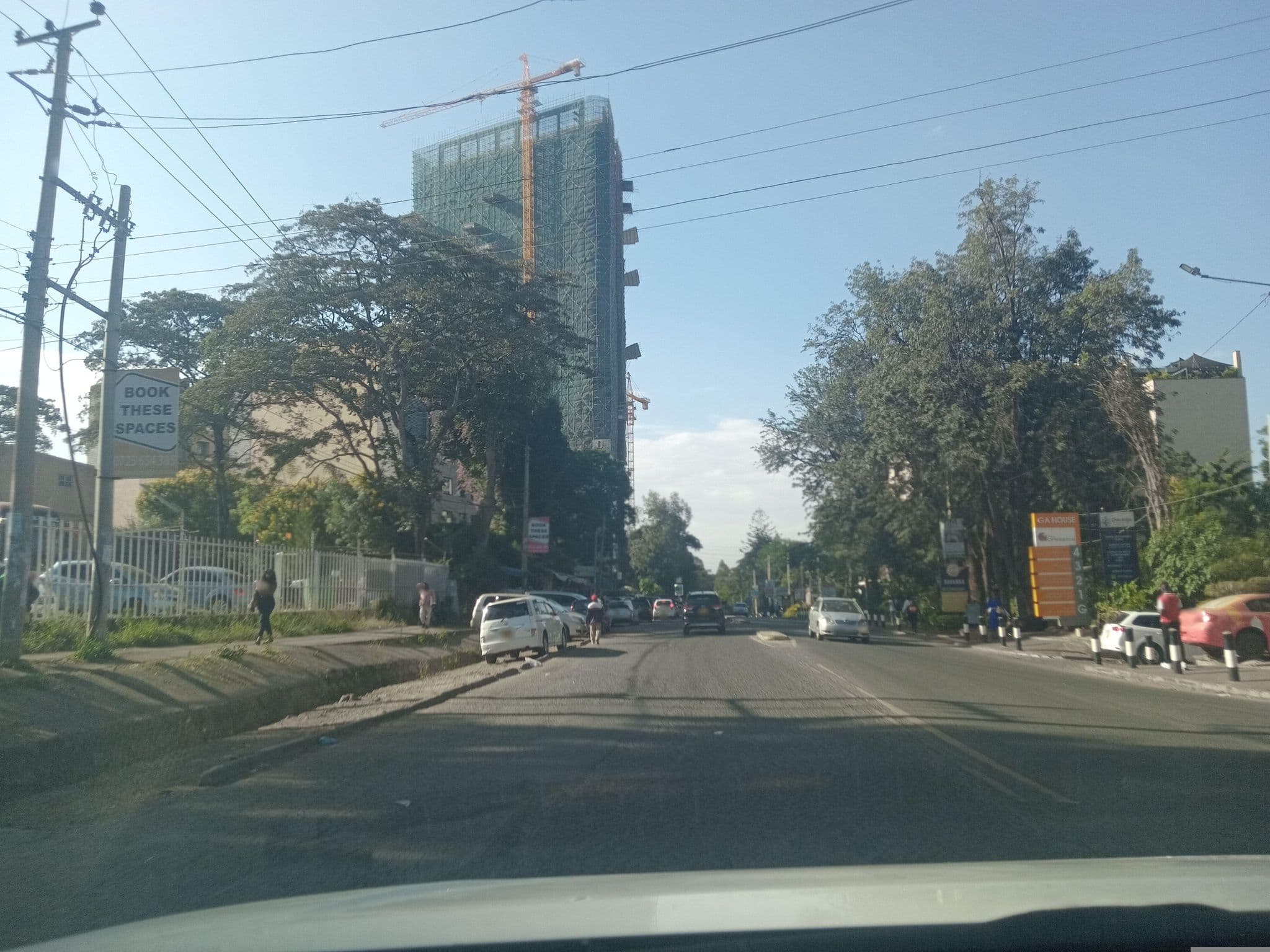 Street view near Angaza Guest House, Nairobi, Nairobi