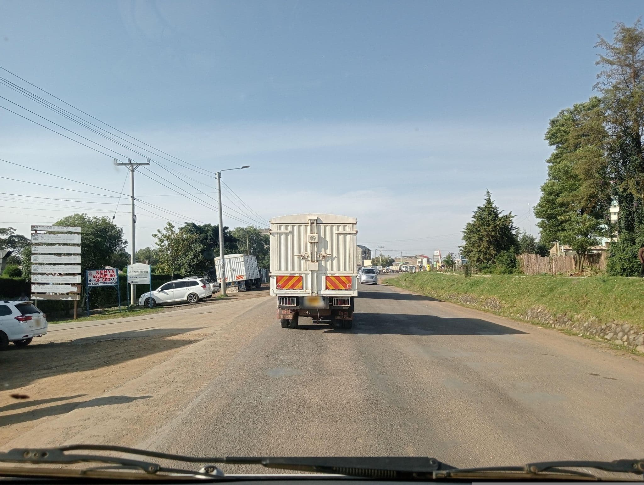 Street view near Tranquil Annex, Ol Kalou — © cmwainaina (CC BY-SA · Mapillary)