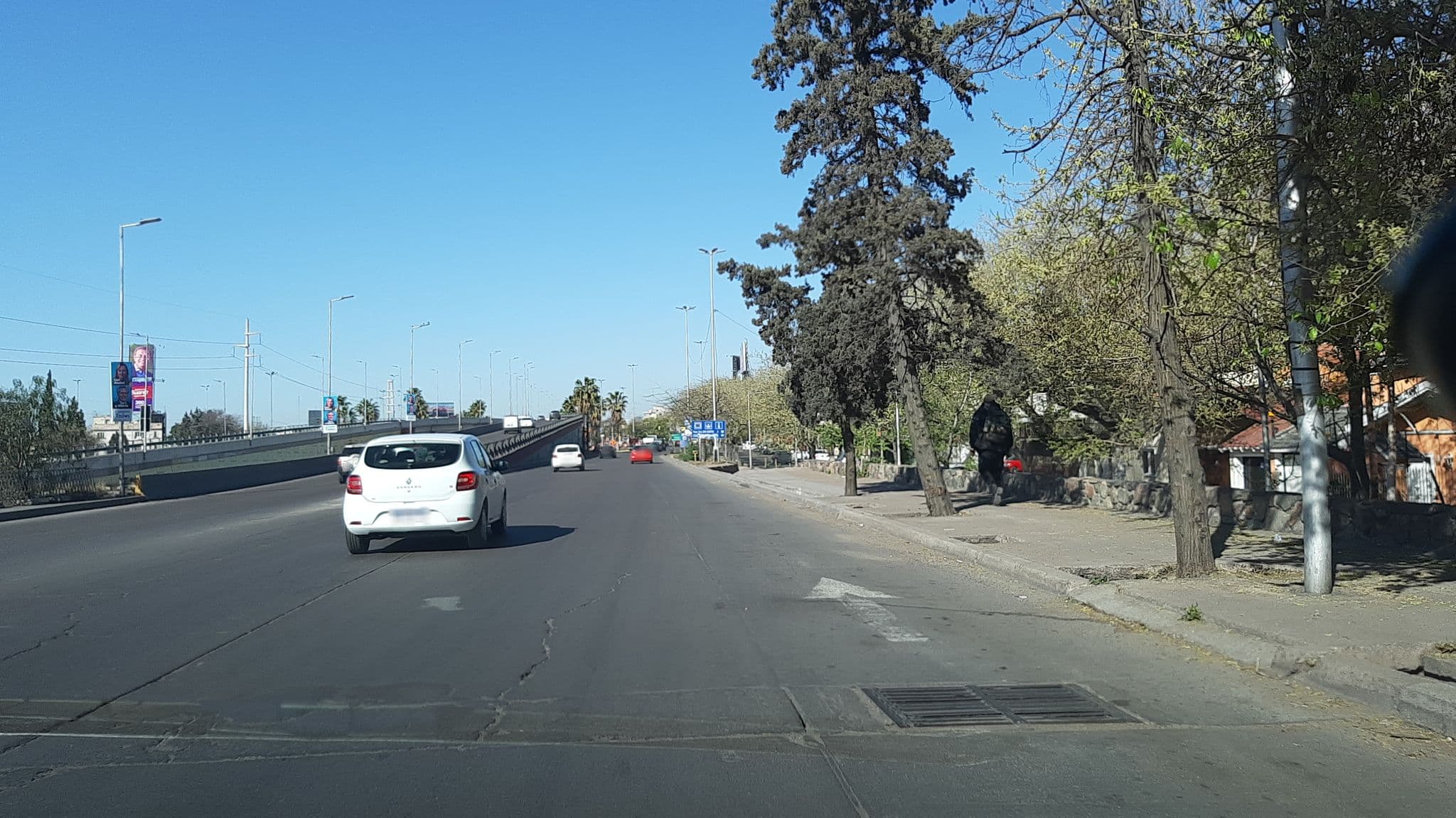 Street view near Savigliano Hostel, Mendoza