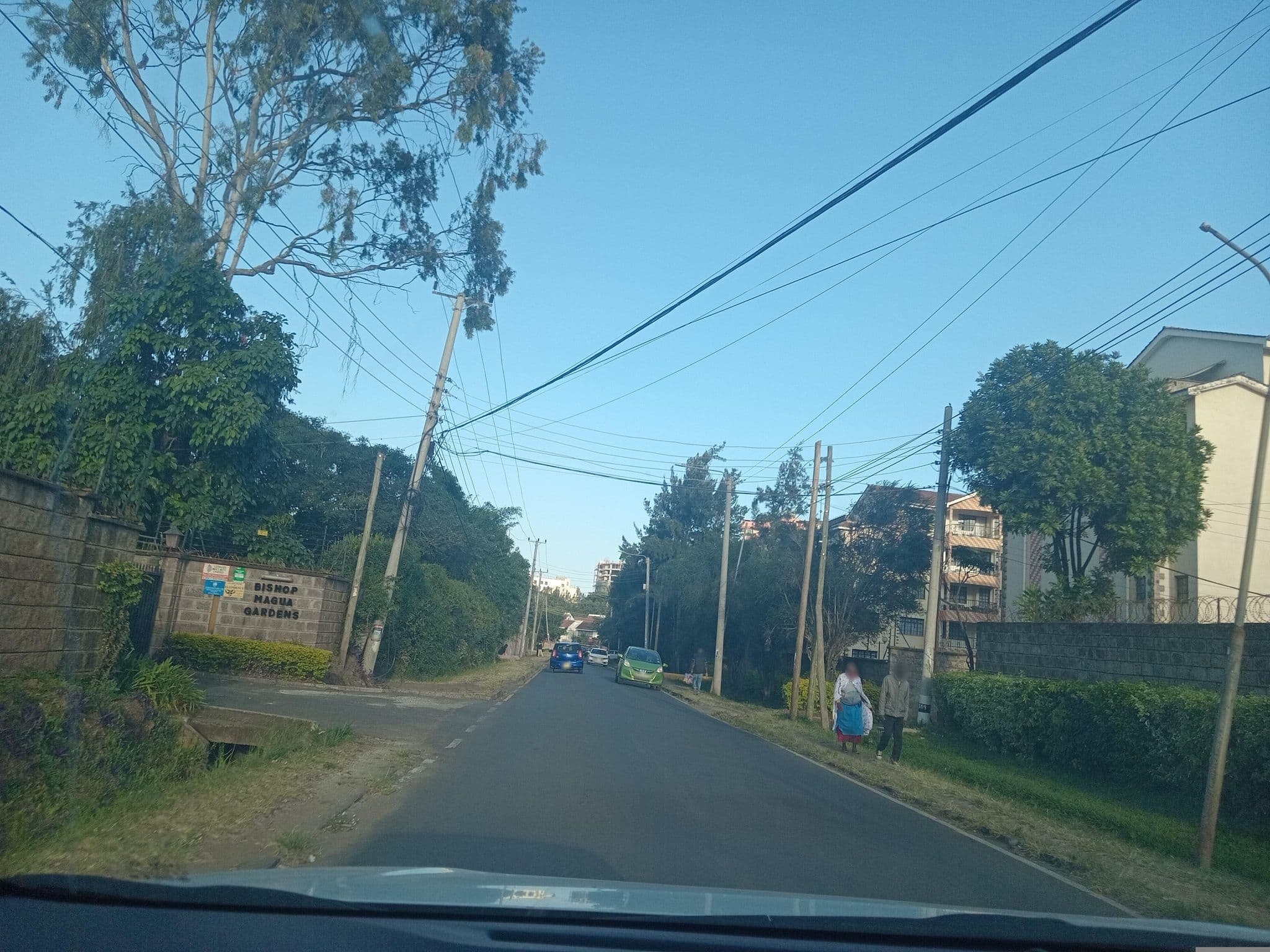 Street view near Bishop Magua Gardens, Nairobi