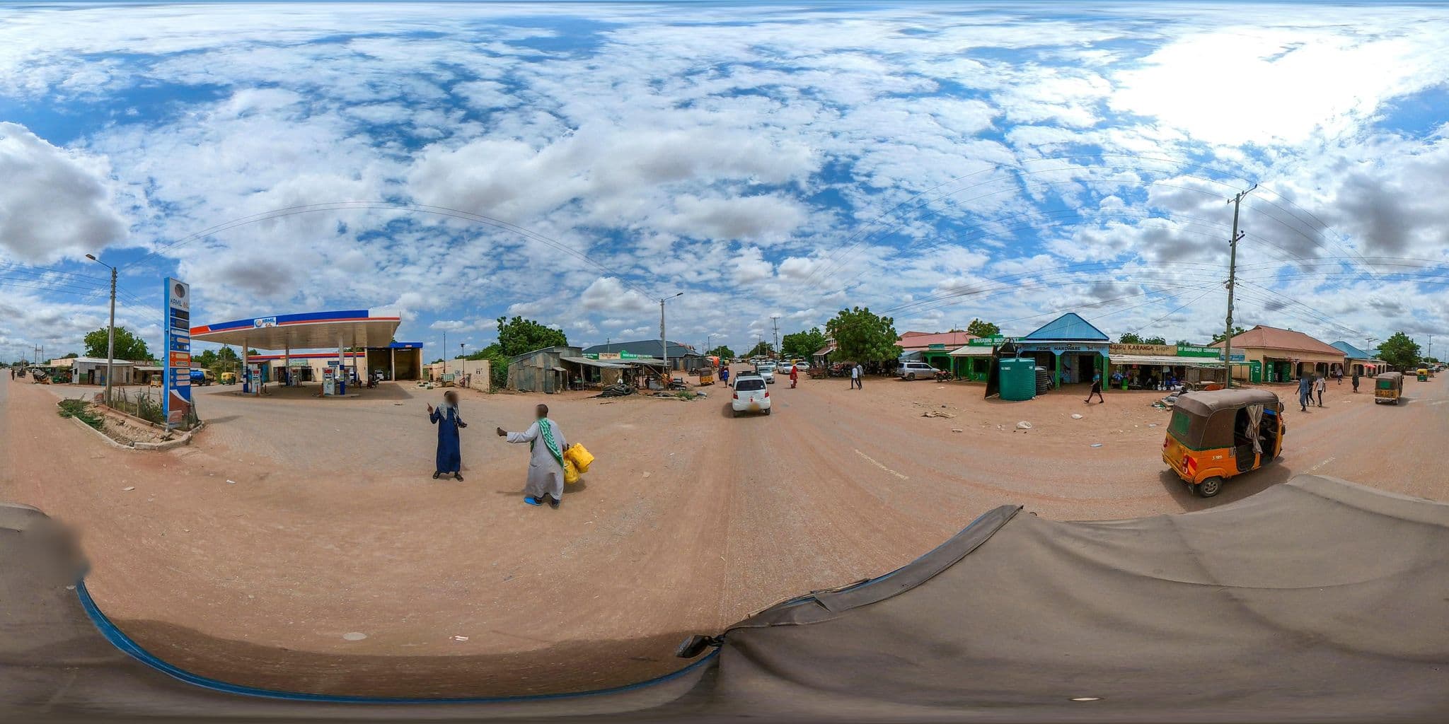 Street view near Zamzam Hotel, Wajir — © quantiscale (CC BY-SA · Mapillary)