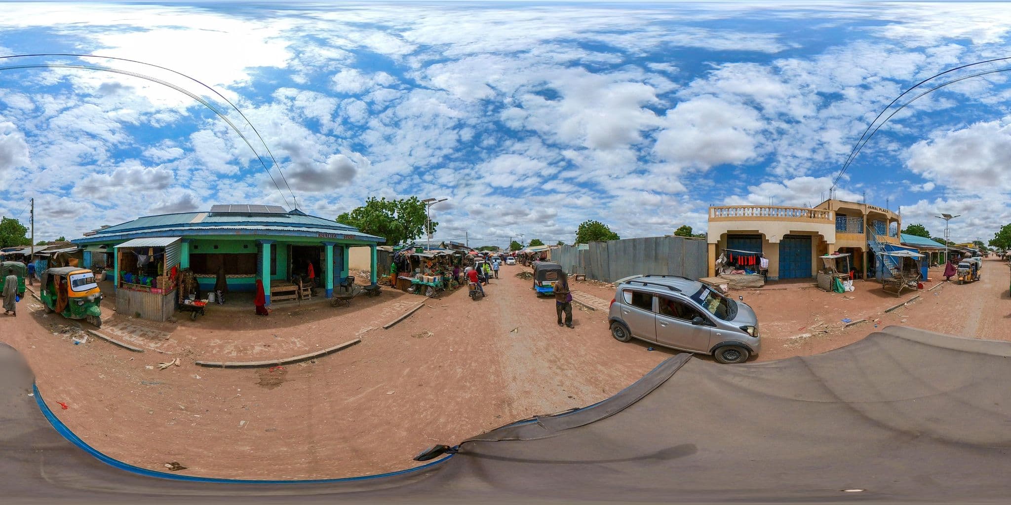Street view near Jamal Plaza, Wajir — © quantiscale (CC BY-SA · Mapillary)