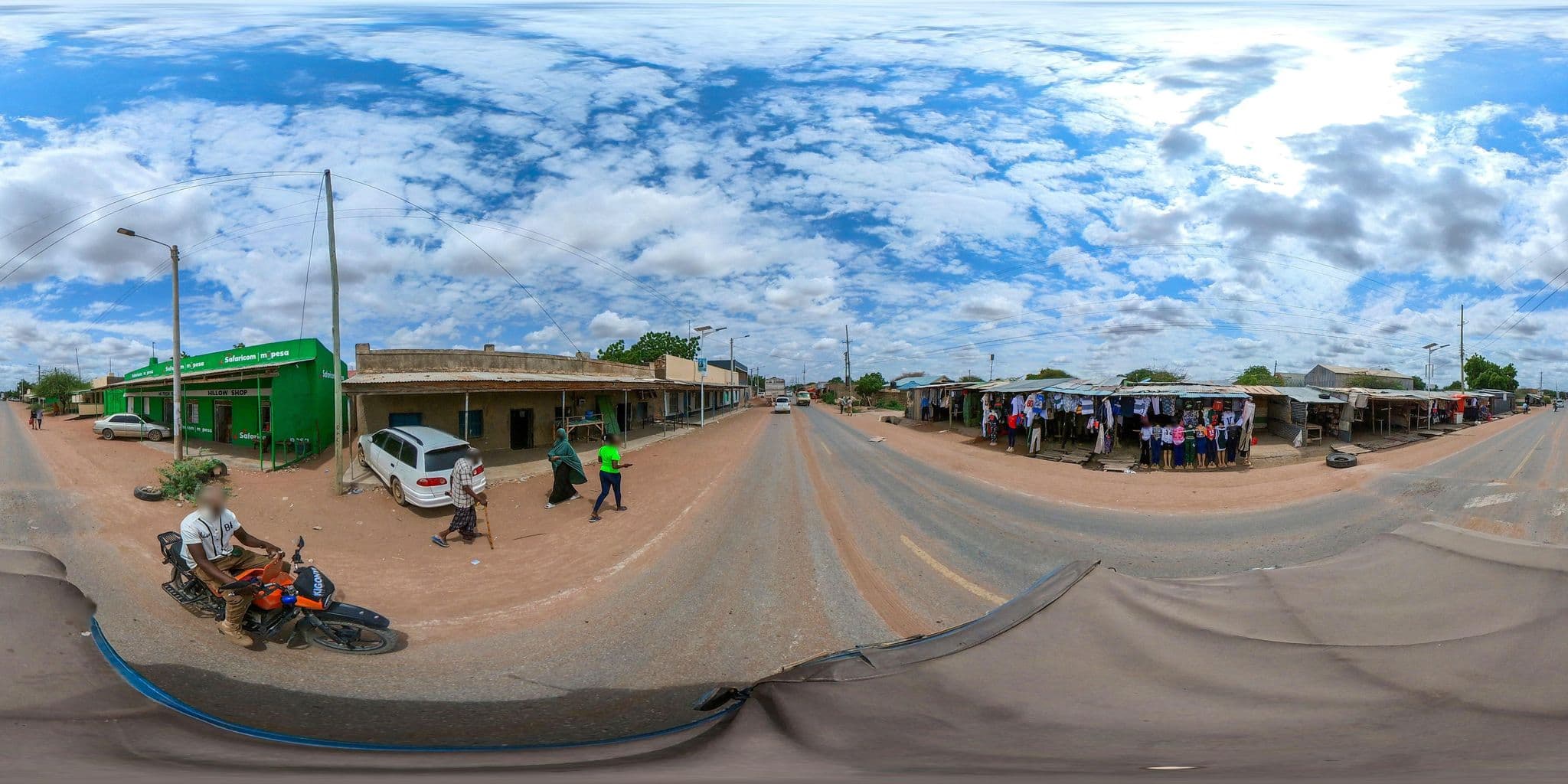 Street view near Silver Springs Hotel, Wajir — © quantiscale (CC BY-SA · Mapillary)