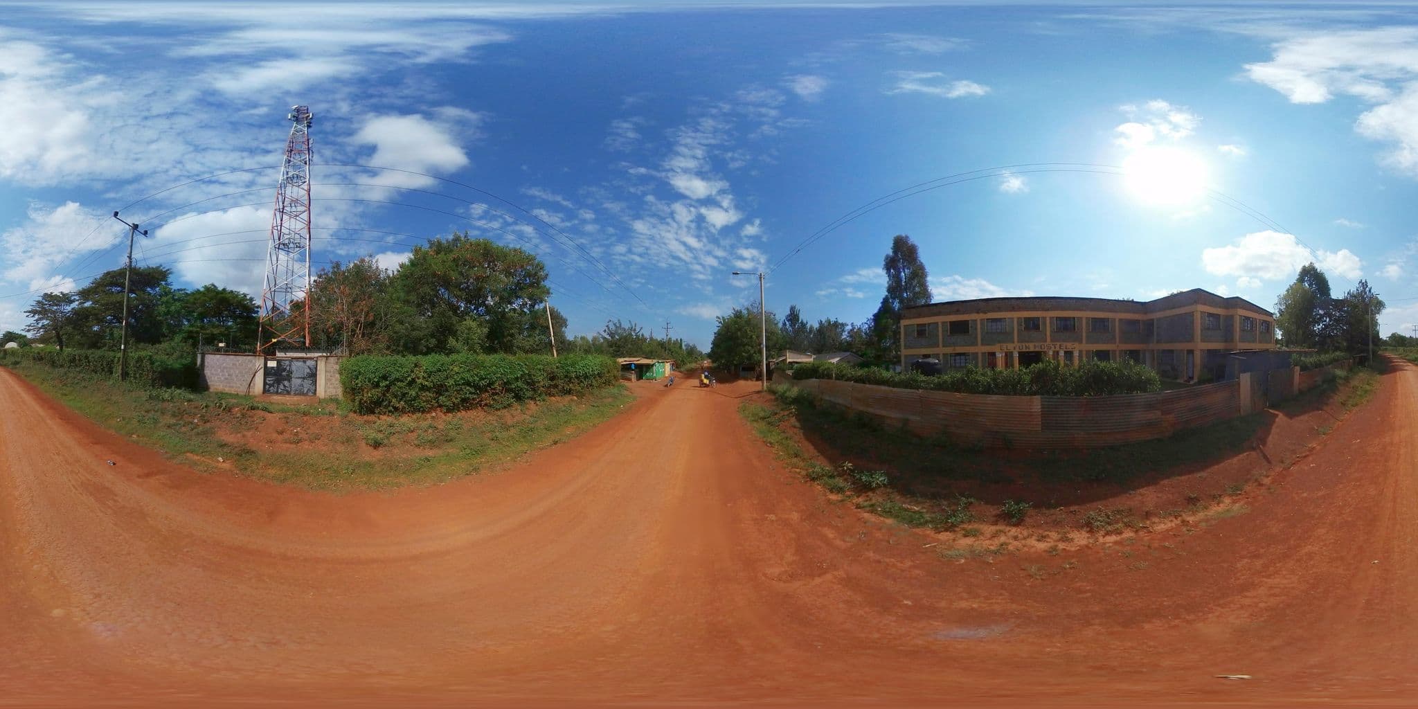 Street view near Elyon hostels, Bondo — © quantiscale (CC BY-SA · Mapillary)