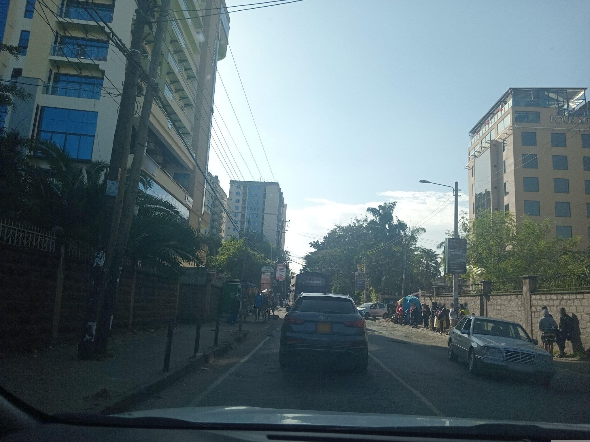 Street view near Olive Gardens Hotel, Nairobi