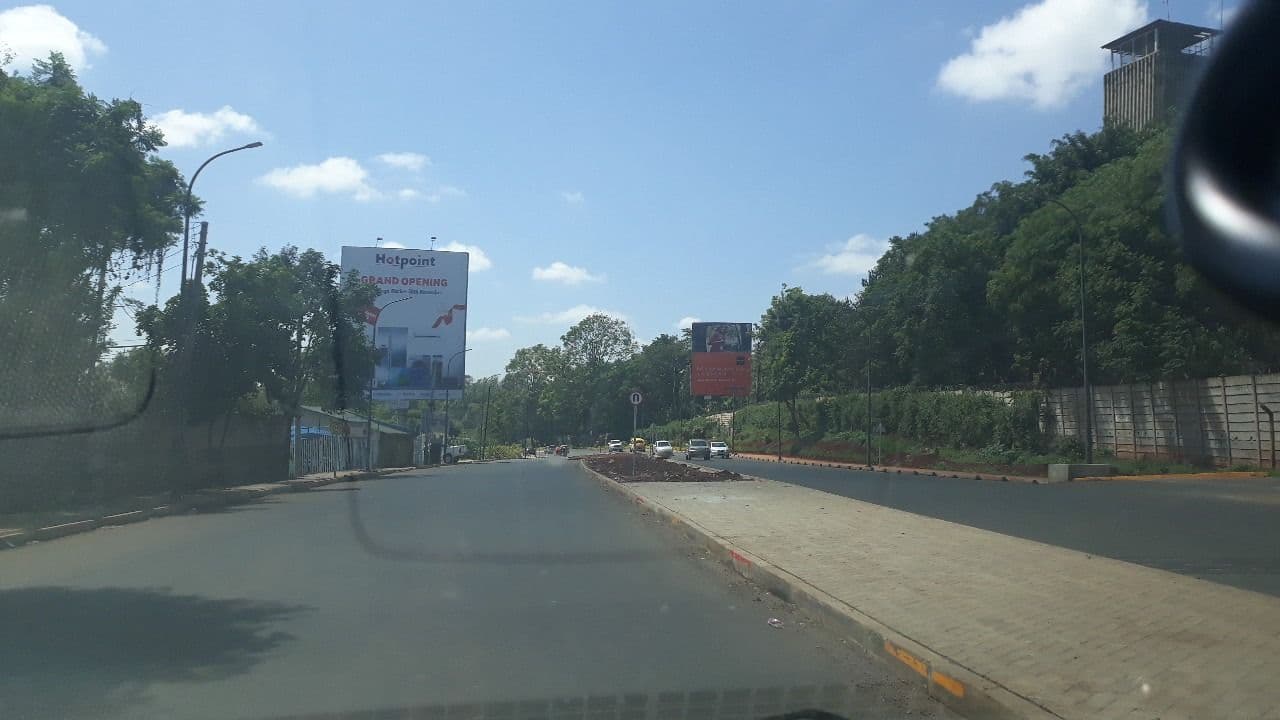 Street view near Comfort Gardens, Nairobi