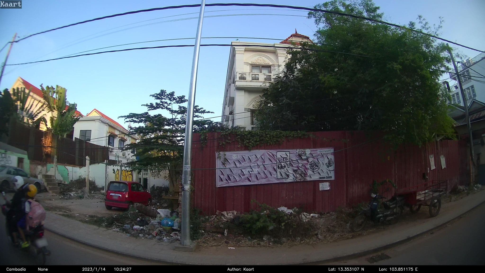 Street view near Ancient Anchor Villa, Siem Reap