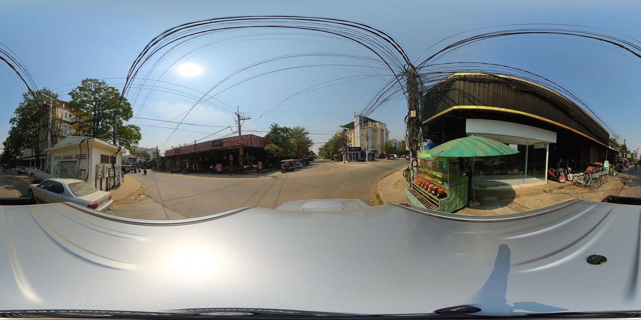 Street view near Garden Village Guesthouse, Siem Reap — © ThailandCambodia (CC BY-SA · Mapillary)