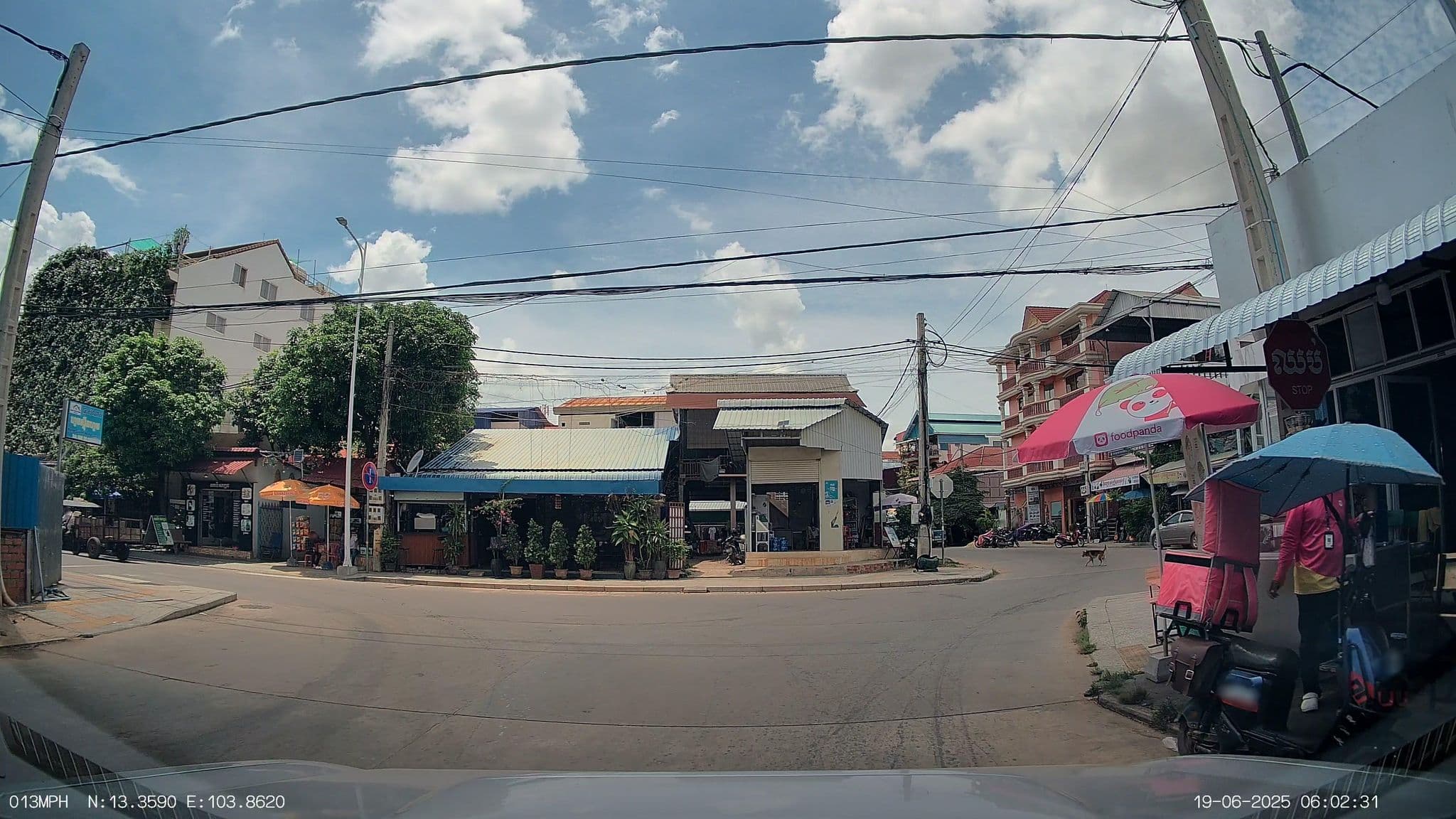 Street view near Home Sweet Home Guesthouse, Siem Reap
