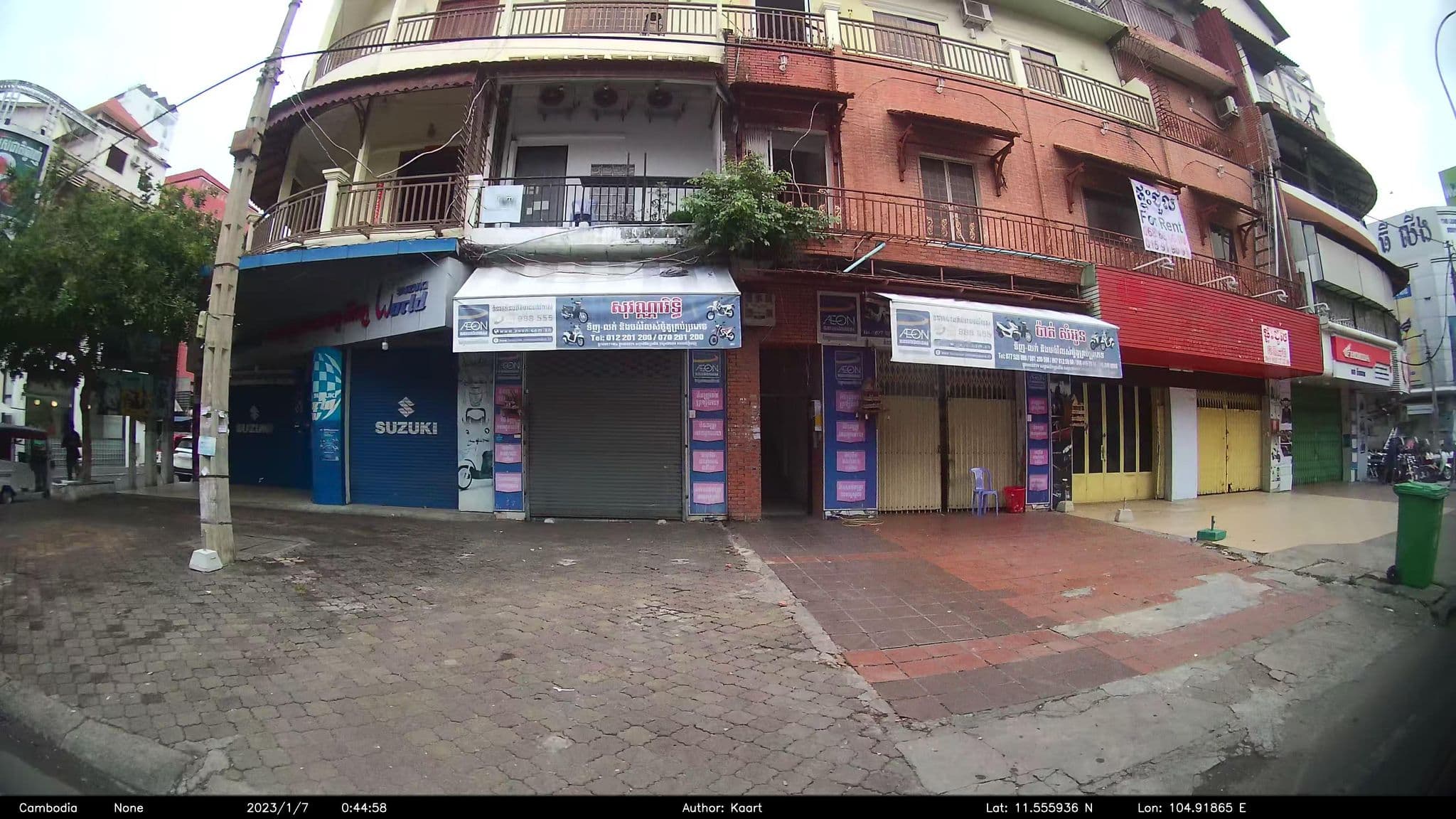 Street view near Sky Park, Phnom Penh