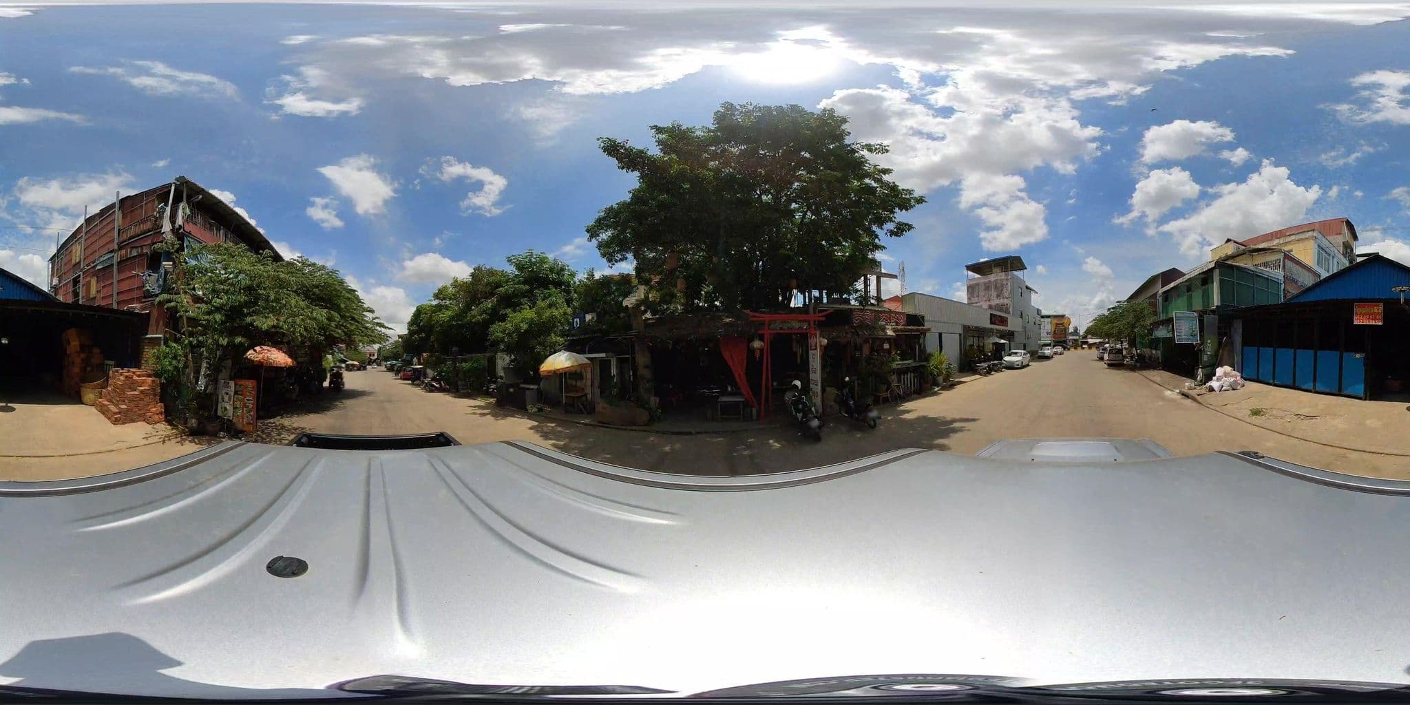 Street view near Bun Kao Guest House, Siem Reap — © ThailandCambodia (CC BY-SA · Mapillary)