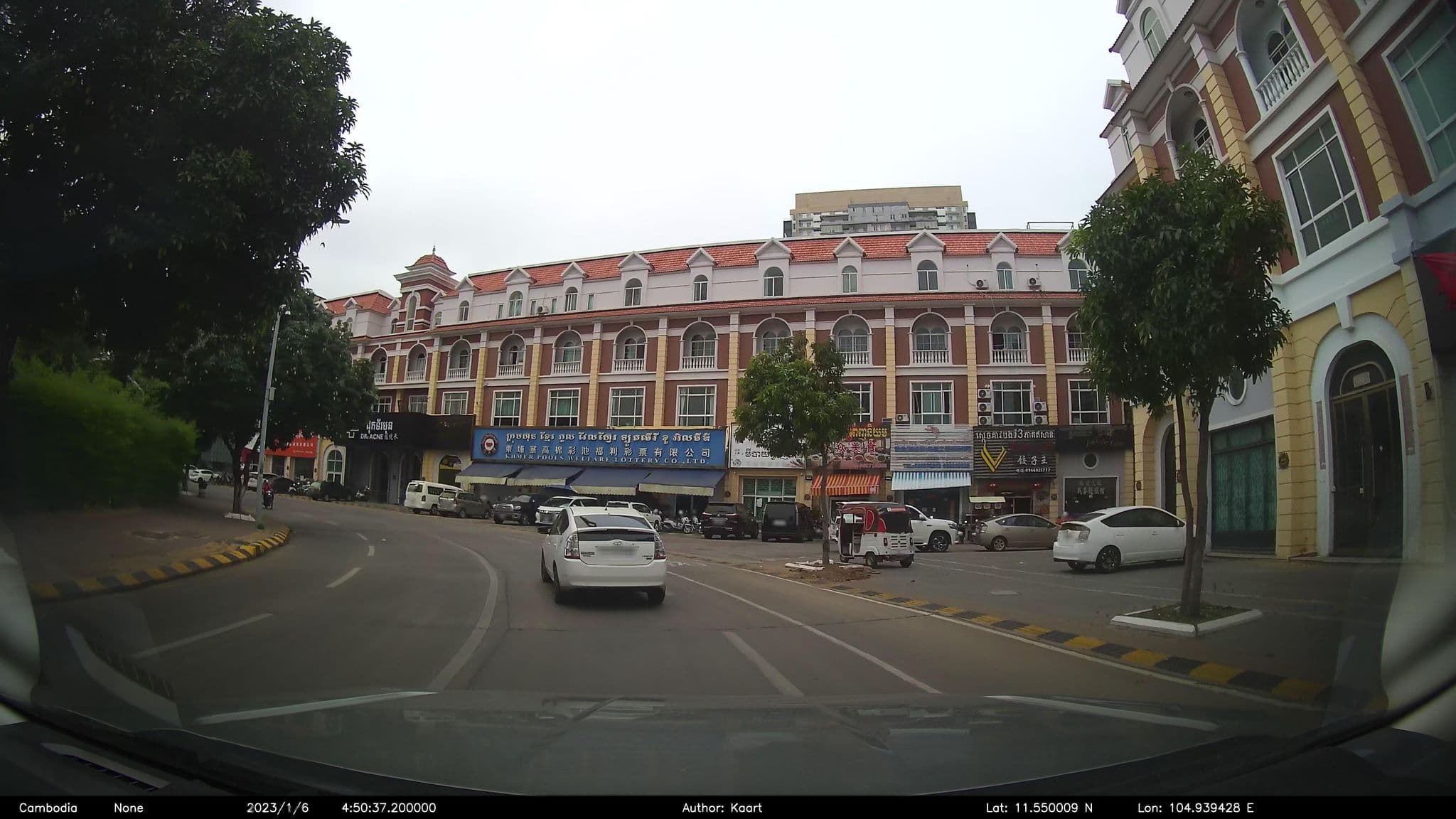 Street view near J'adore Lodge, Phnom Penh