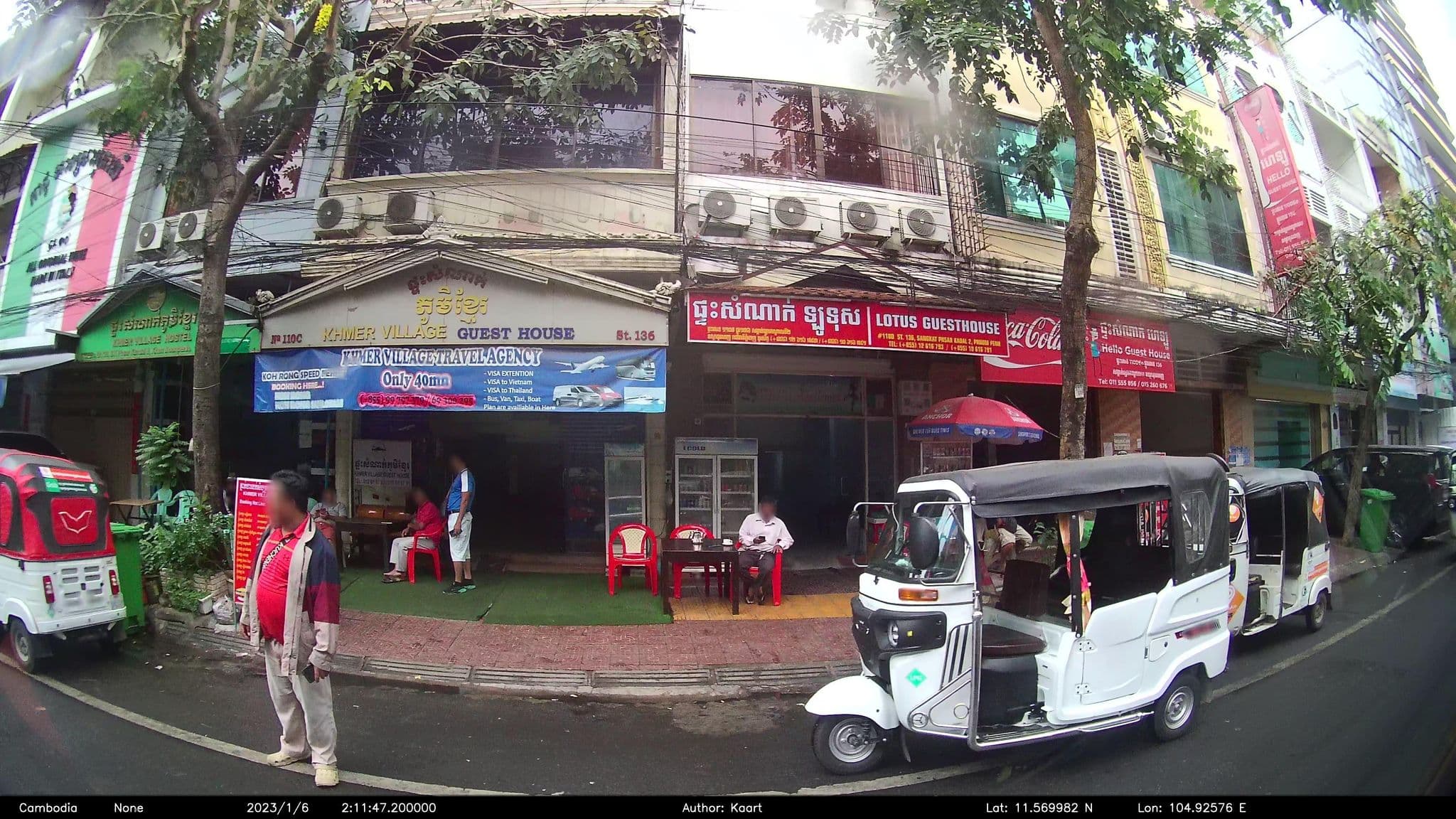 Street view near Season Residence, Phnom Penh